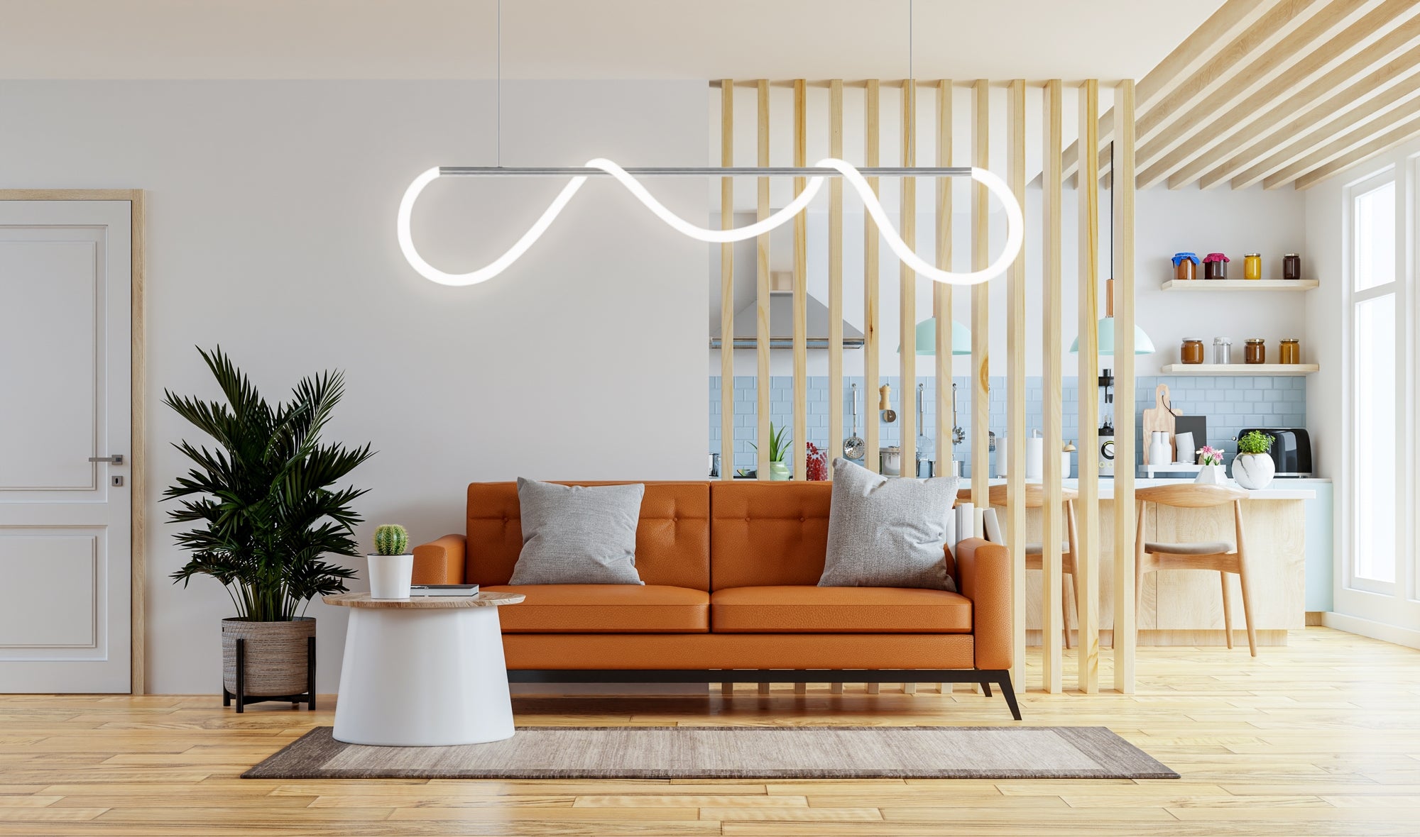 Lampa Sufitowa Led App855-cp Long Chrom  2