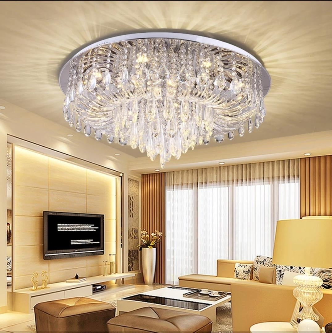 Lampa Kryształowa Plafon APP781-9C  2