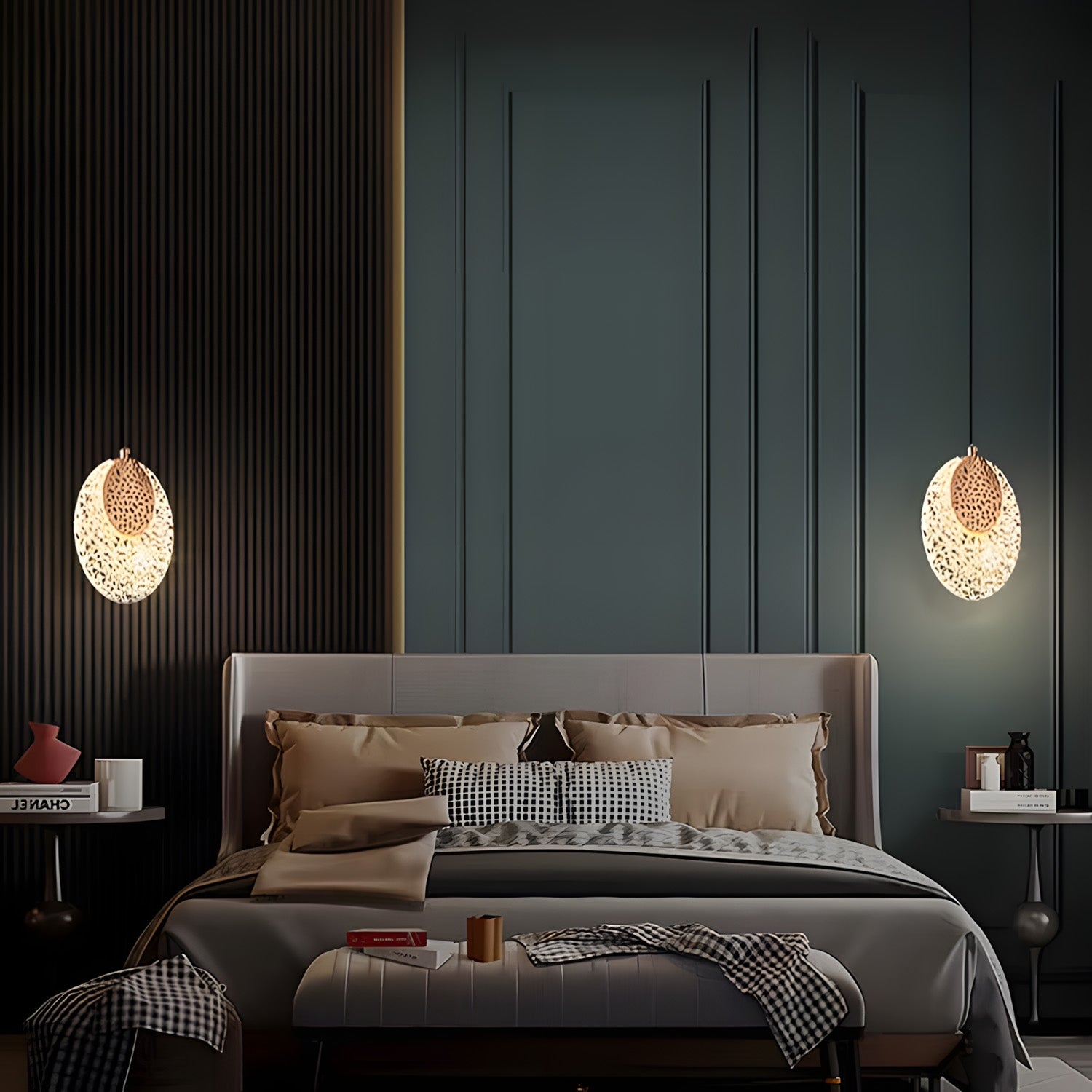 Lampa Wisząca Kryształowa Led G088-1cp Złota  6