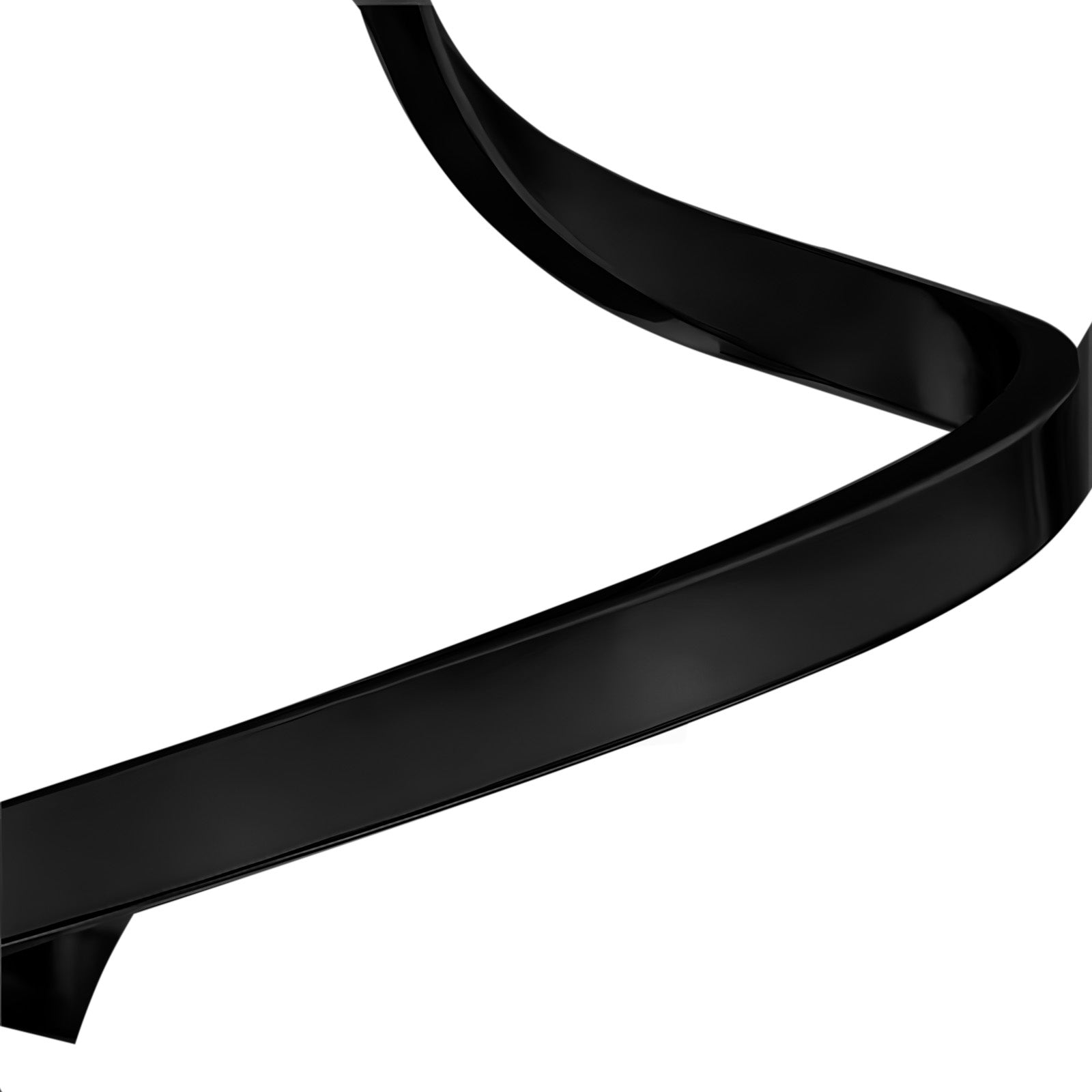 Lampa Wisząca Szklana Kula Spirala APP1732-1CP Czarna  2