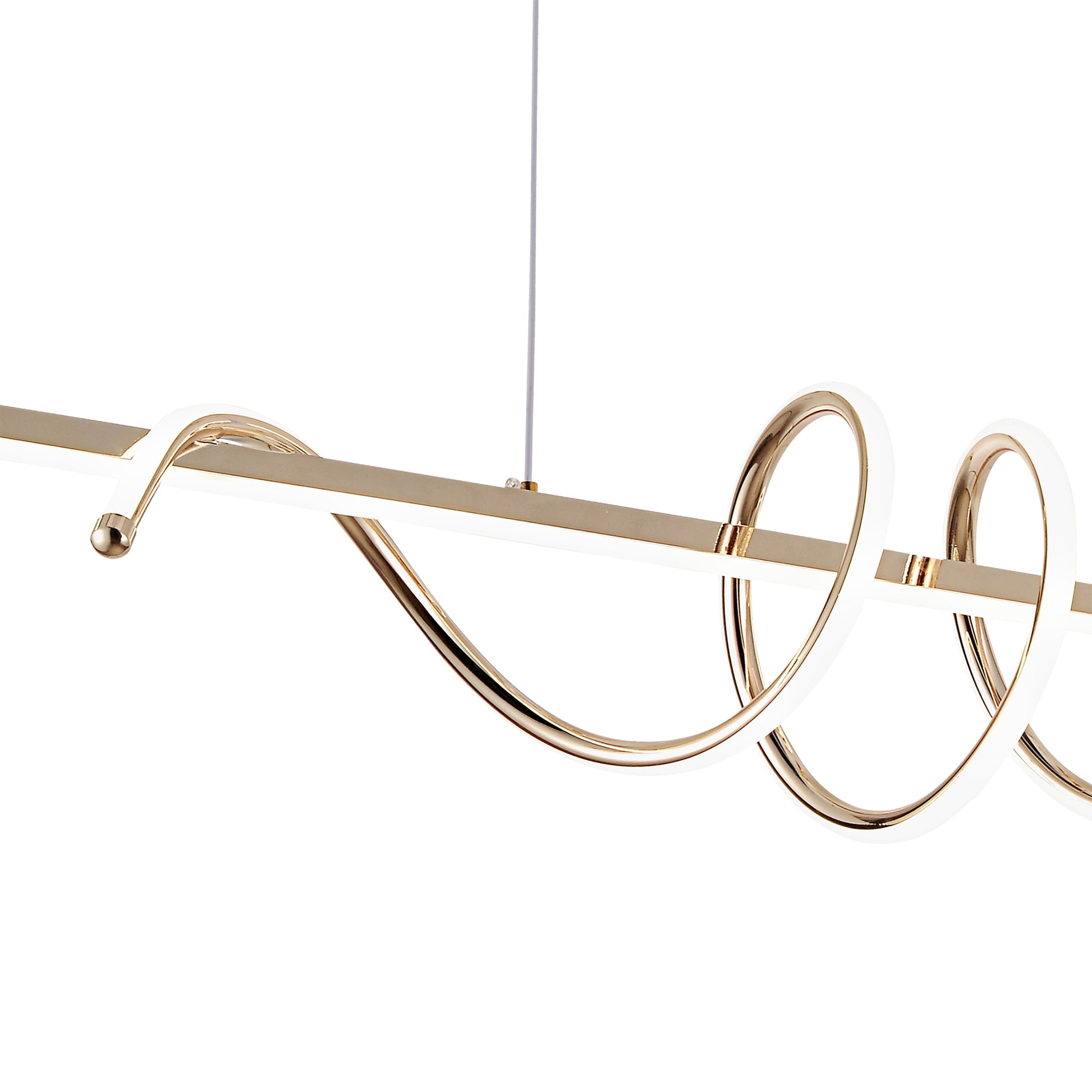 Lampa Wisząca Led G065-cp Złota  3