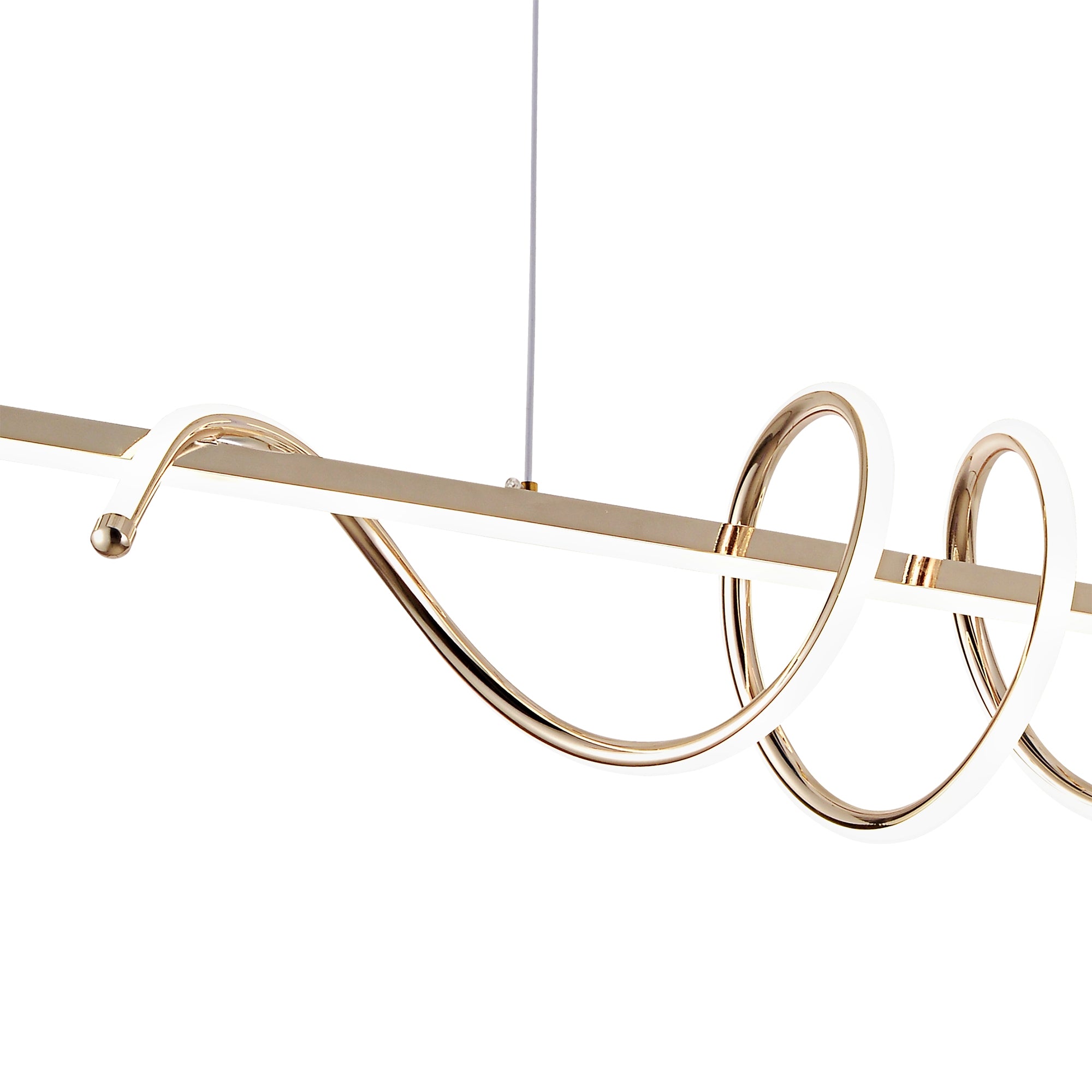 Lampa Wisząca Led G065-cp Złota  3