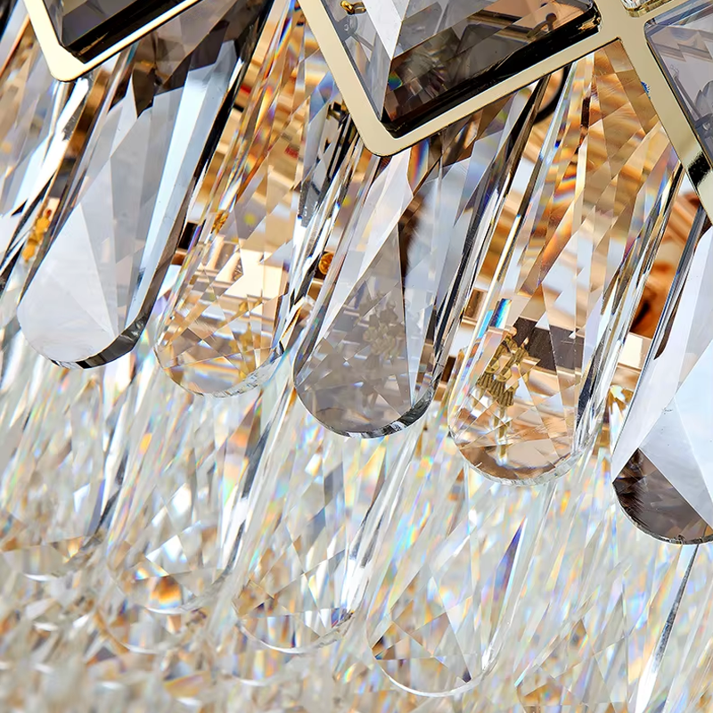 Lampa Kryształowa Wisząca APP1539-12CP80 Gold  3