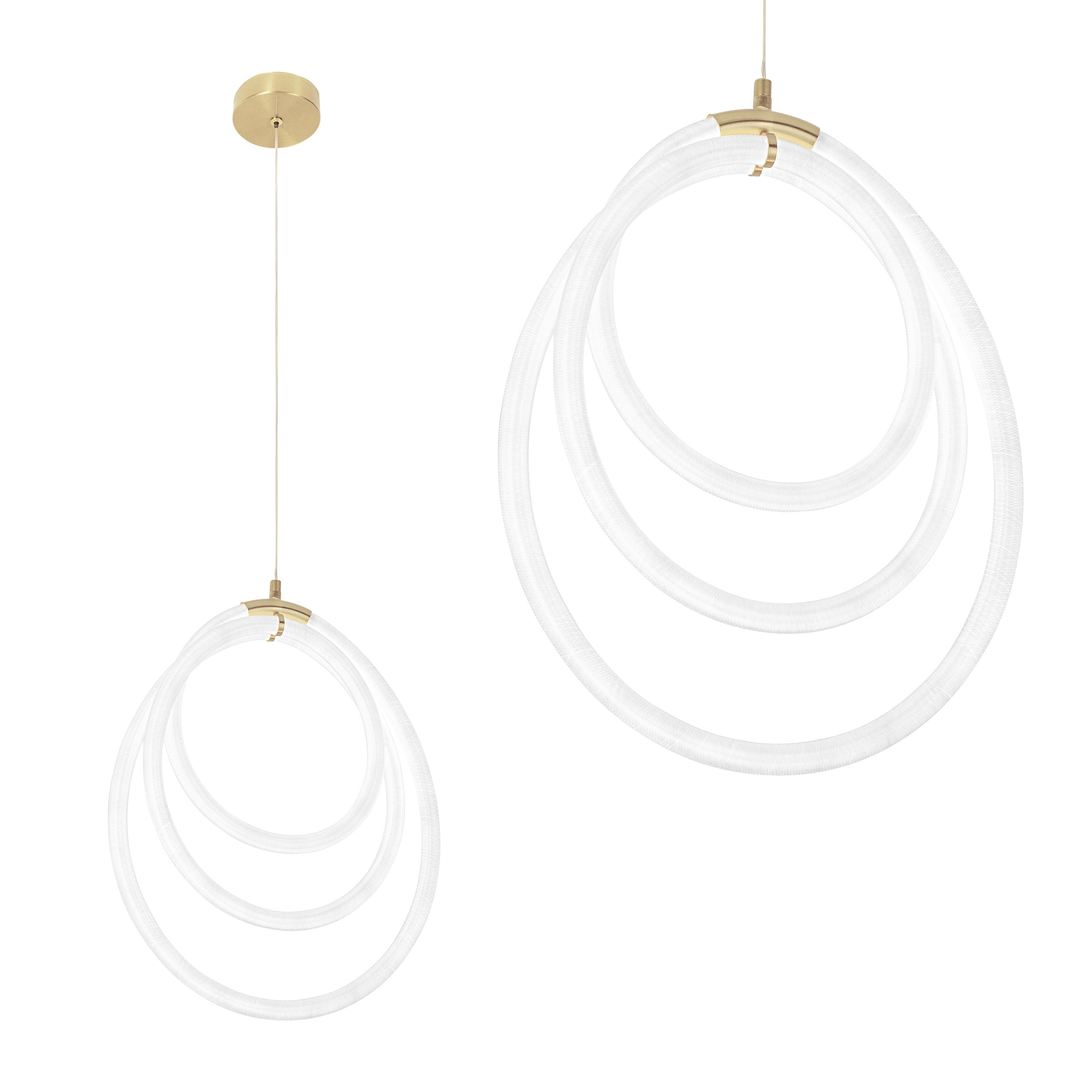 Lampa Wisząca Led G016-cp Złota  1