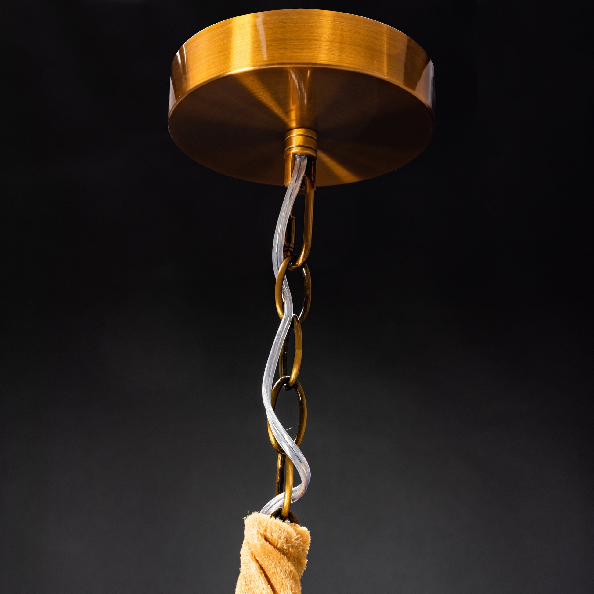 Lampa Kryształowa Żyrandol APP766-8CP Złota  7