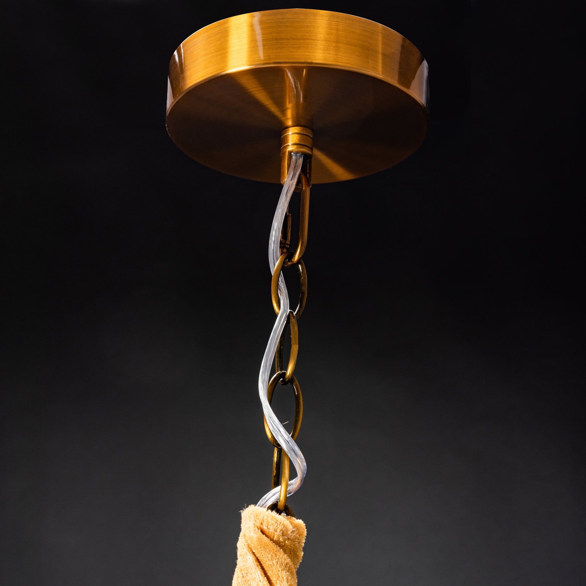 Lampa Kryształowa Żyrandol APP766-8CP Złota  7