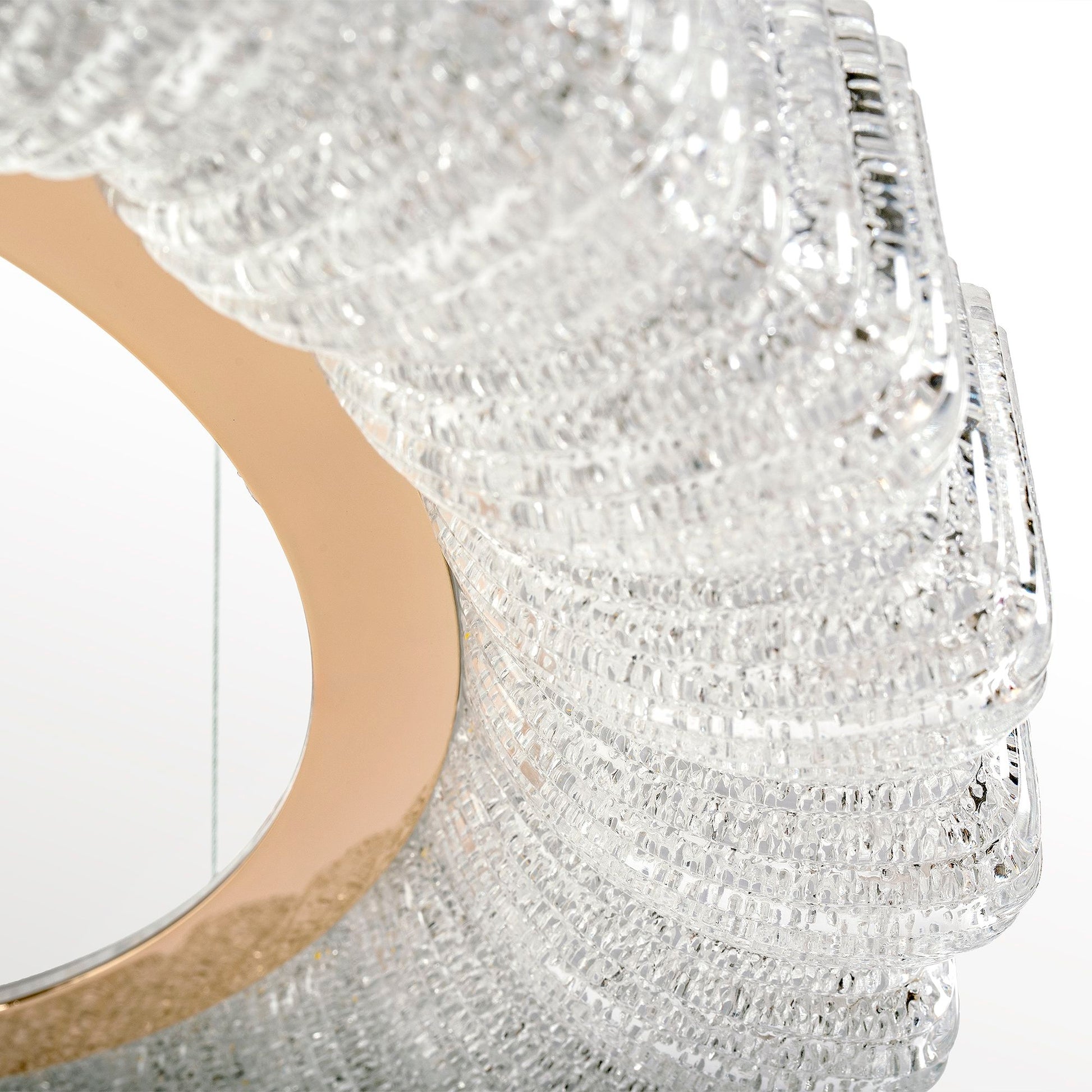 Lampa Wisząca Led Ms019-cp Różowe Złoto 60cm  4