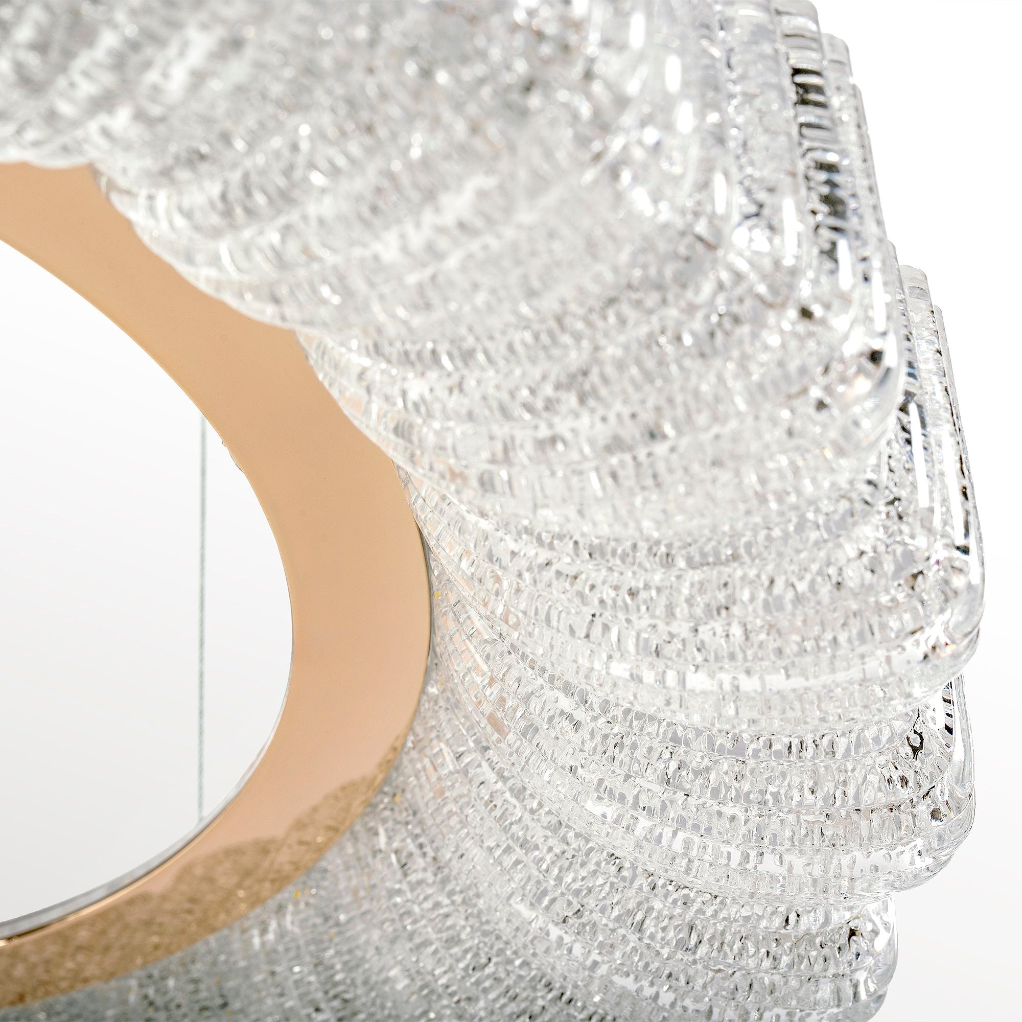 Lampa Wisząca Led Ms019-cp Różowe Złoto 60cm  4