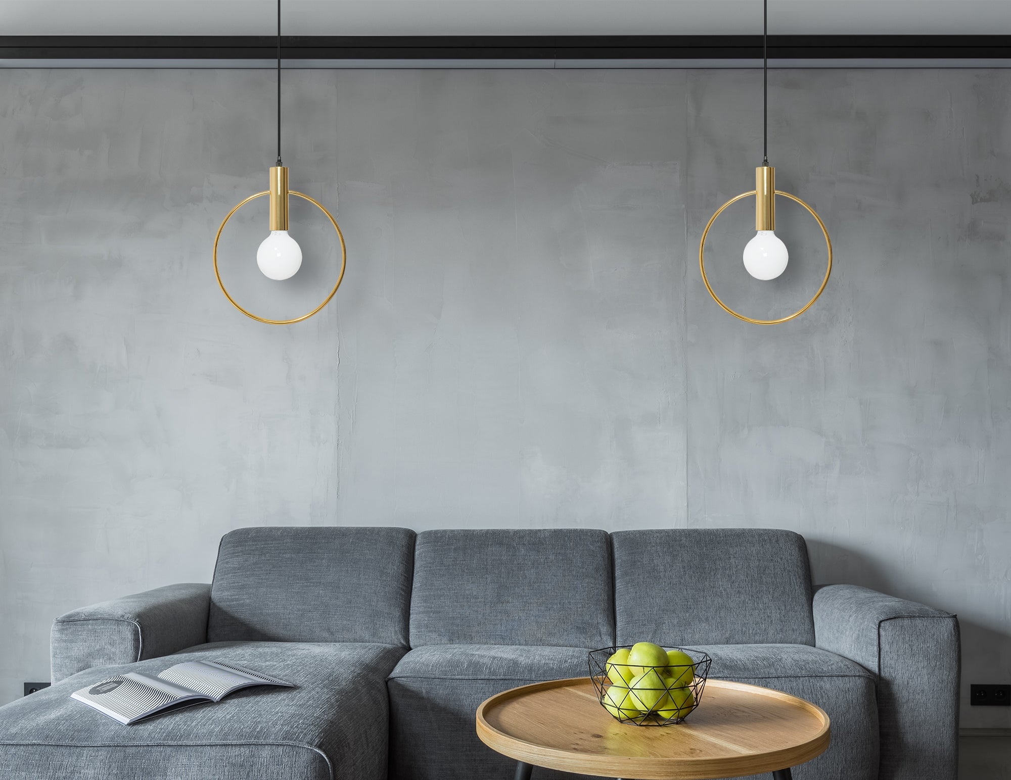 Lampa Sufitowa Wisząca APP485-1CP Złota  6