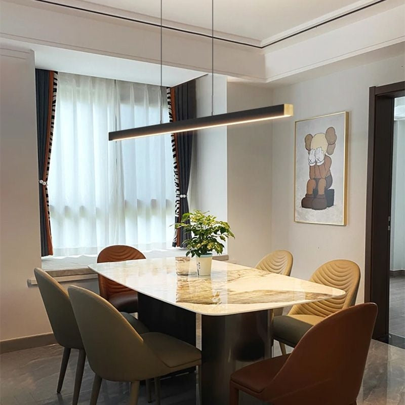 Lampa Sufitowa Wisząca Led App1448-cp Czarna 100cm  2