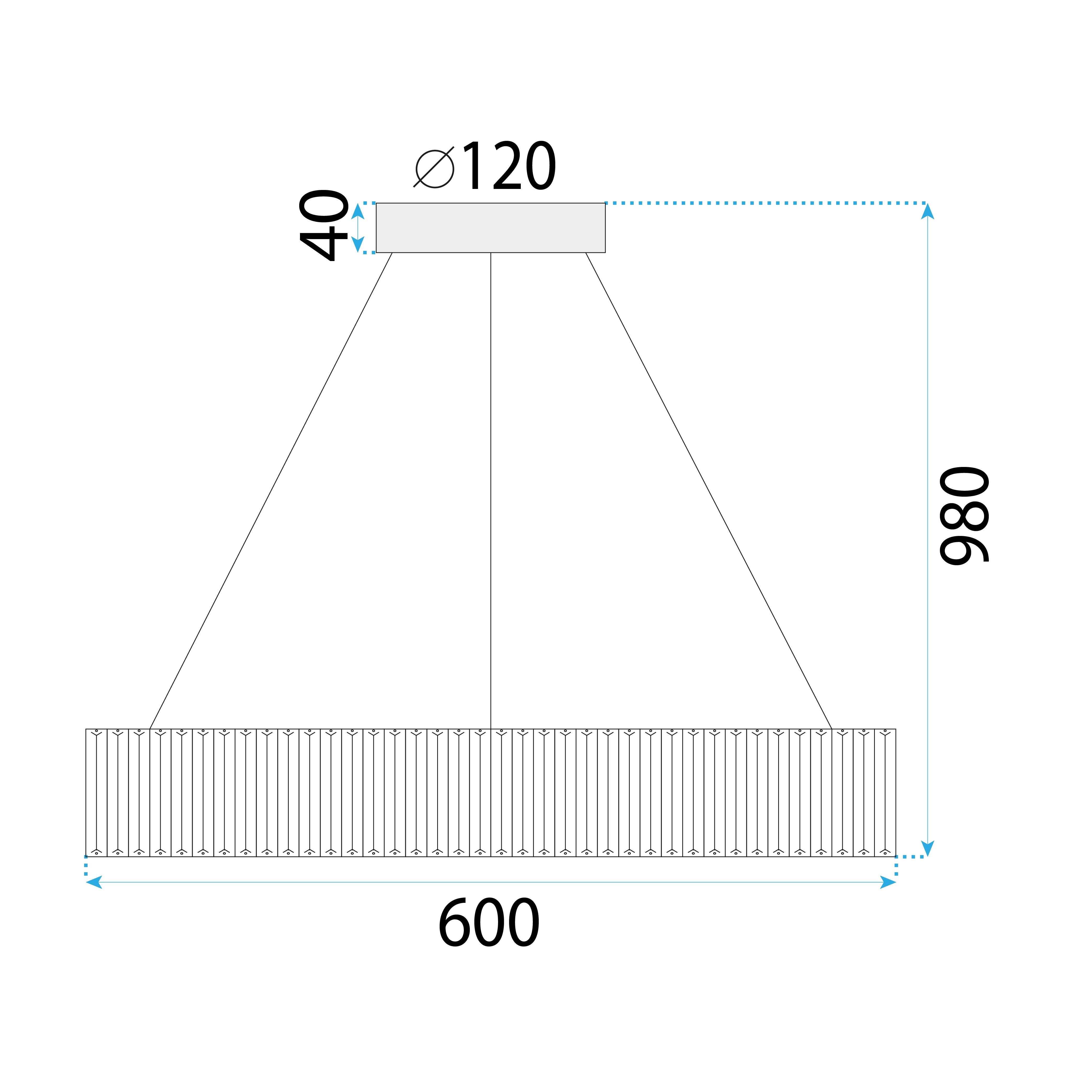 Lampa Kryształowa Wisząca App1079-cp  9