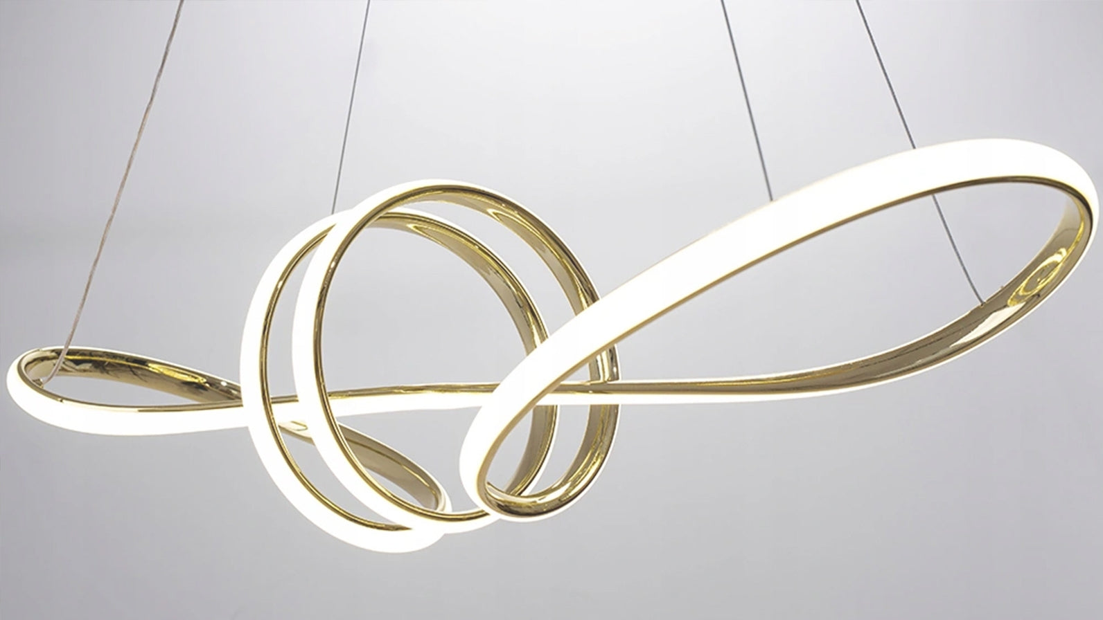 Lampa Sufitowa Nowoczesna Led + Pilot App824-cp Złota  3