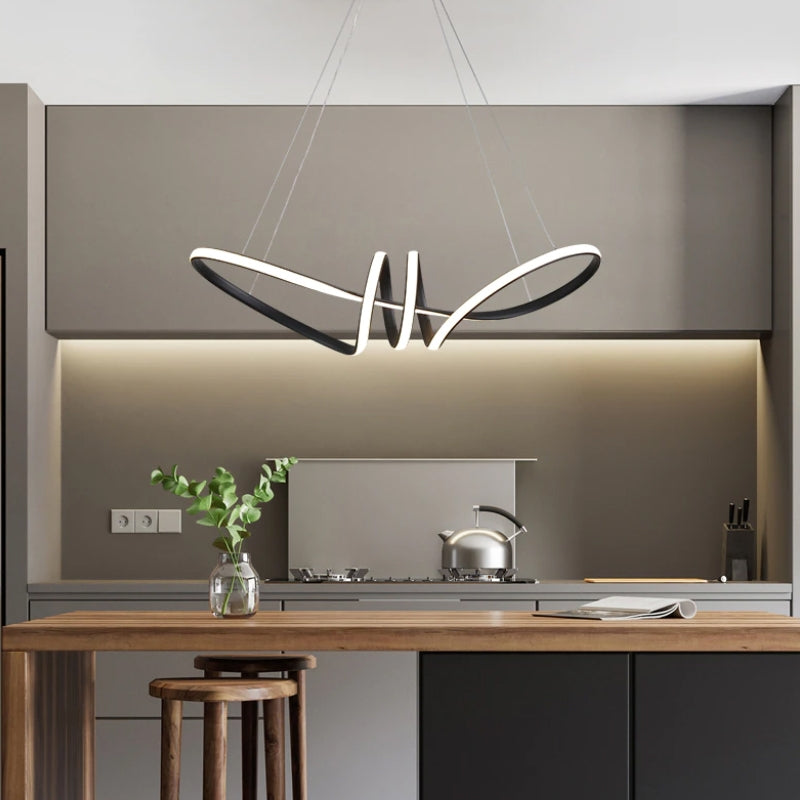 Lampa Sufitowa Nowoczesna Led + Pilot App823-cp Czarna  11