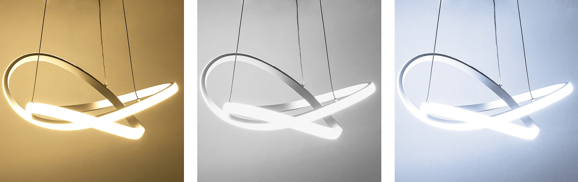 Lampa Sufitowa Wisząca Ring Nowoczesna Led + Pilot App392-cp Biała  6