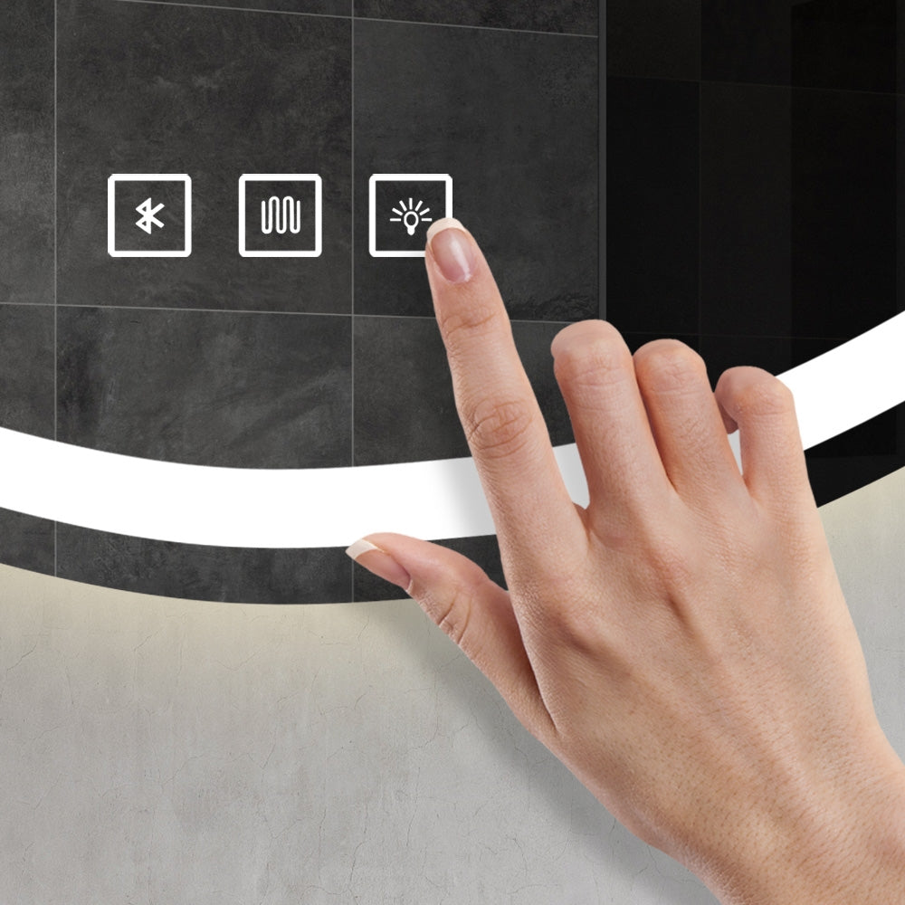 Lustro Ścienne Led Z Funkcją Bluetooth 70x100cm Fog  4