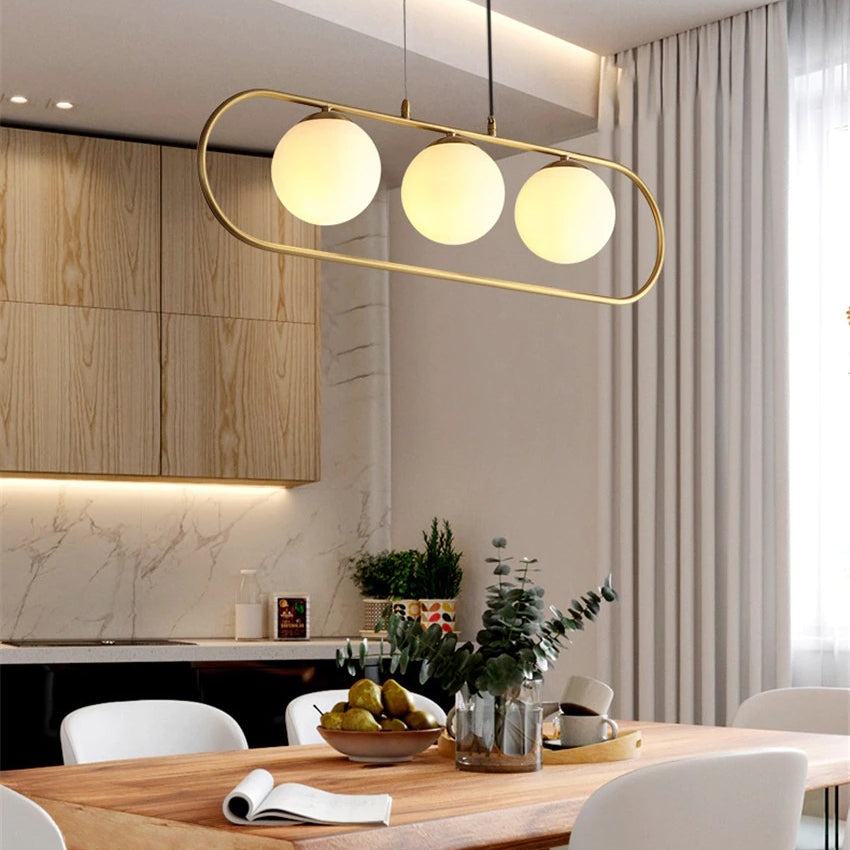 Lampa Sufitowa Wisząca Glamour APP915-3CP Złota  4