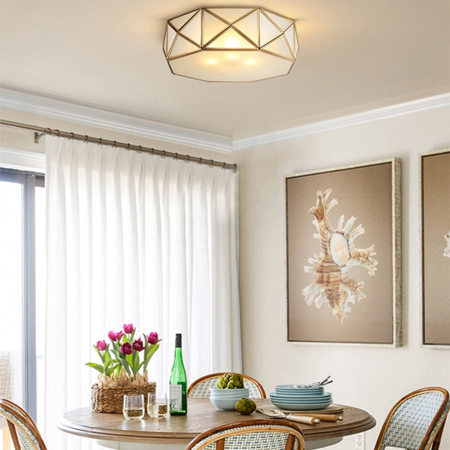 Lampa Sufitowa 35cm App1238-c Złota  8