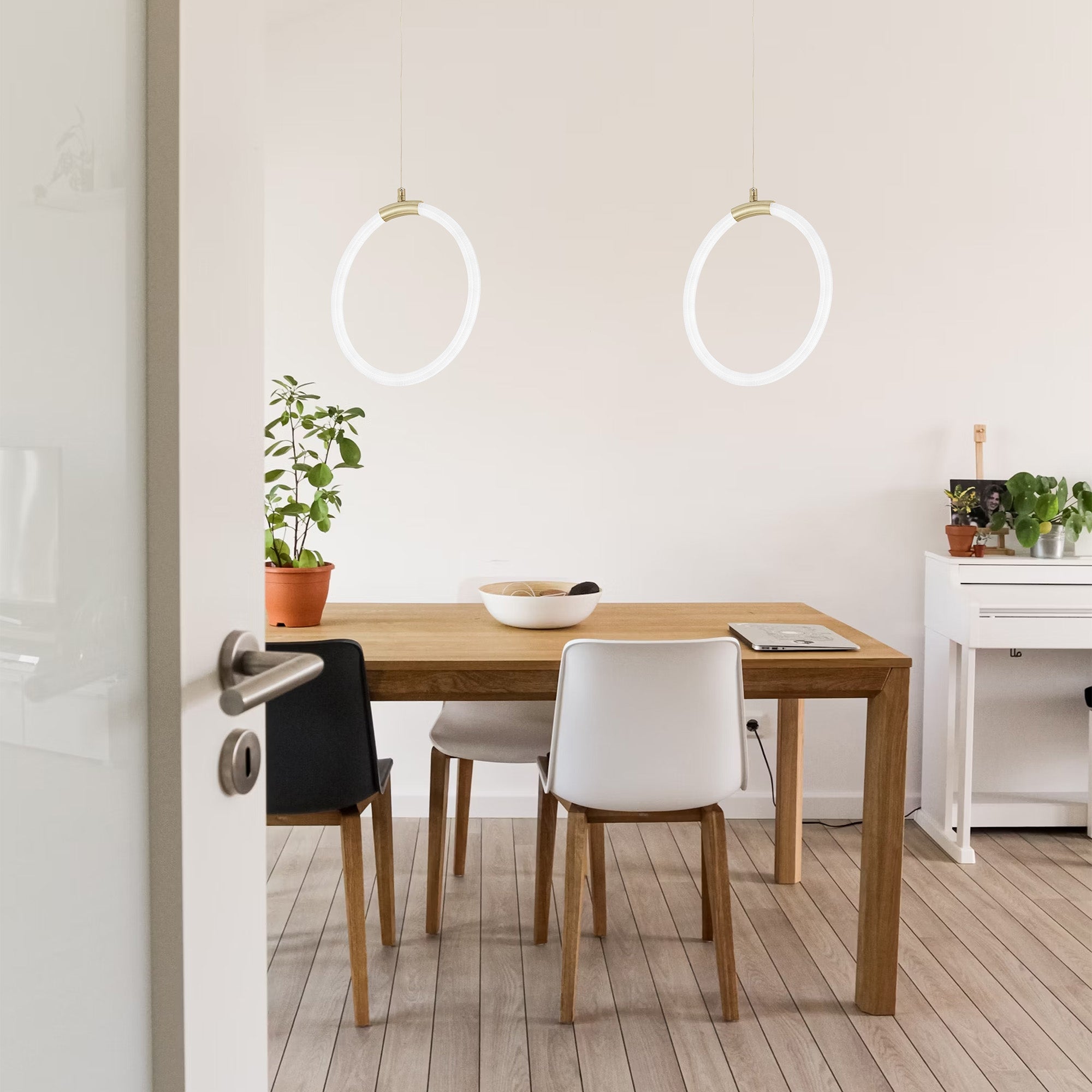 Lampa Wisząca Led G020-cp Złota  2