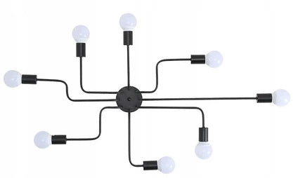 Lampa Sufitowa/ścienna Pająk Agaro 8  2