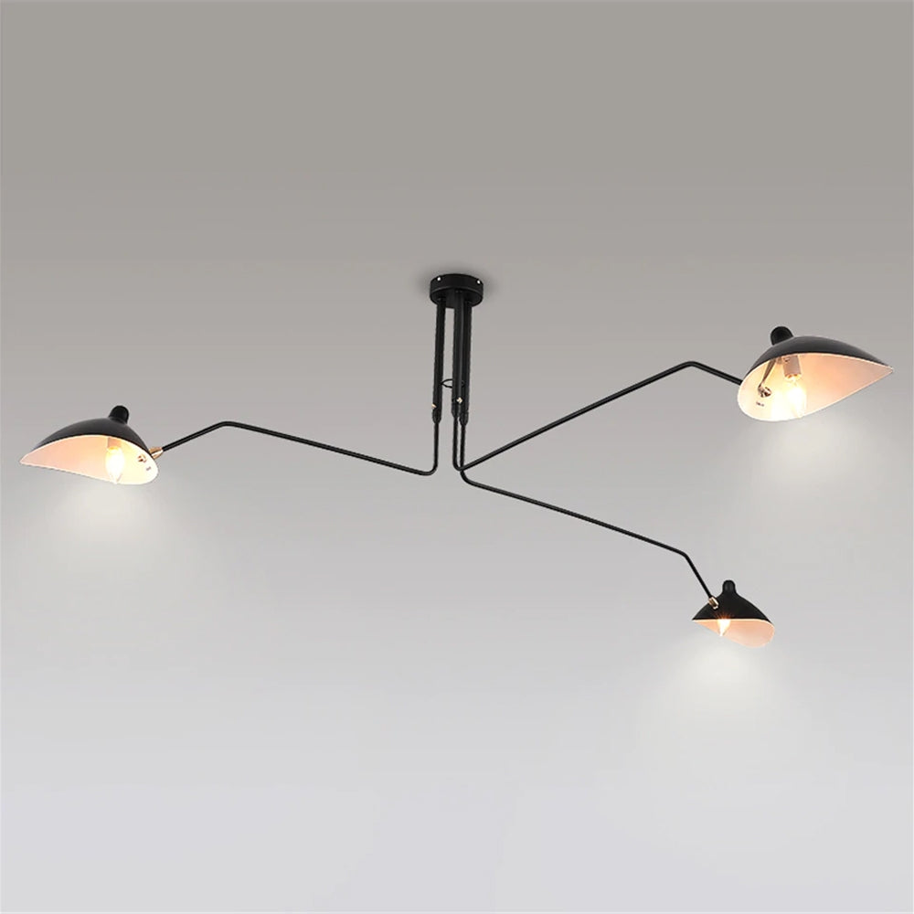 Lampa Sufitowa 3 Ramienna APP569-3C Czarna  4