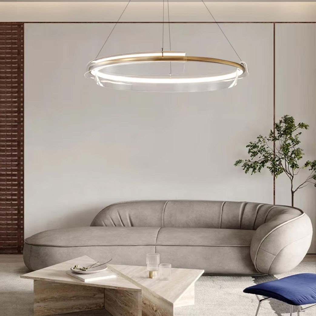 Lampa Sufitowa Wisząca Led App1672-cp Gold  2