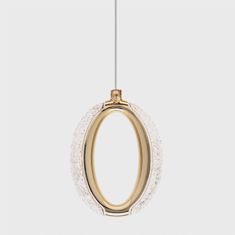 Lampa Wisząca Kryształowa Led G114-1cp Złota  5