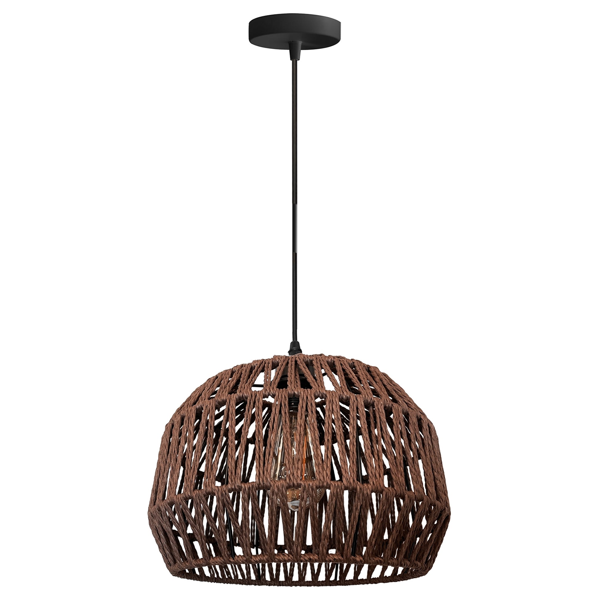 Lampa Wisząca Boho APP1292-1CP Brązowa  5