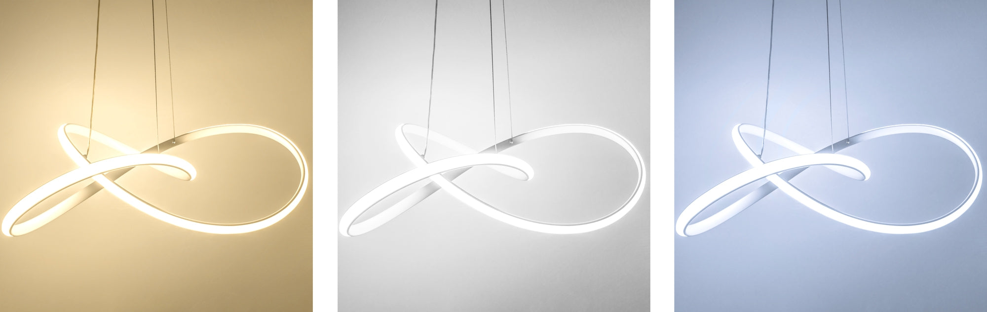 Lampa Sufitowa Wisząca Ring Nowoczesna Led + Pilot App396-cp Biała  6