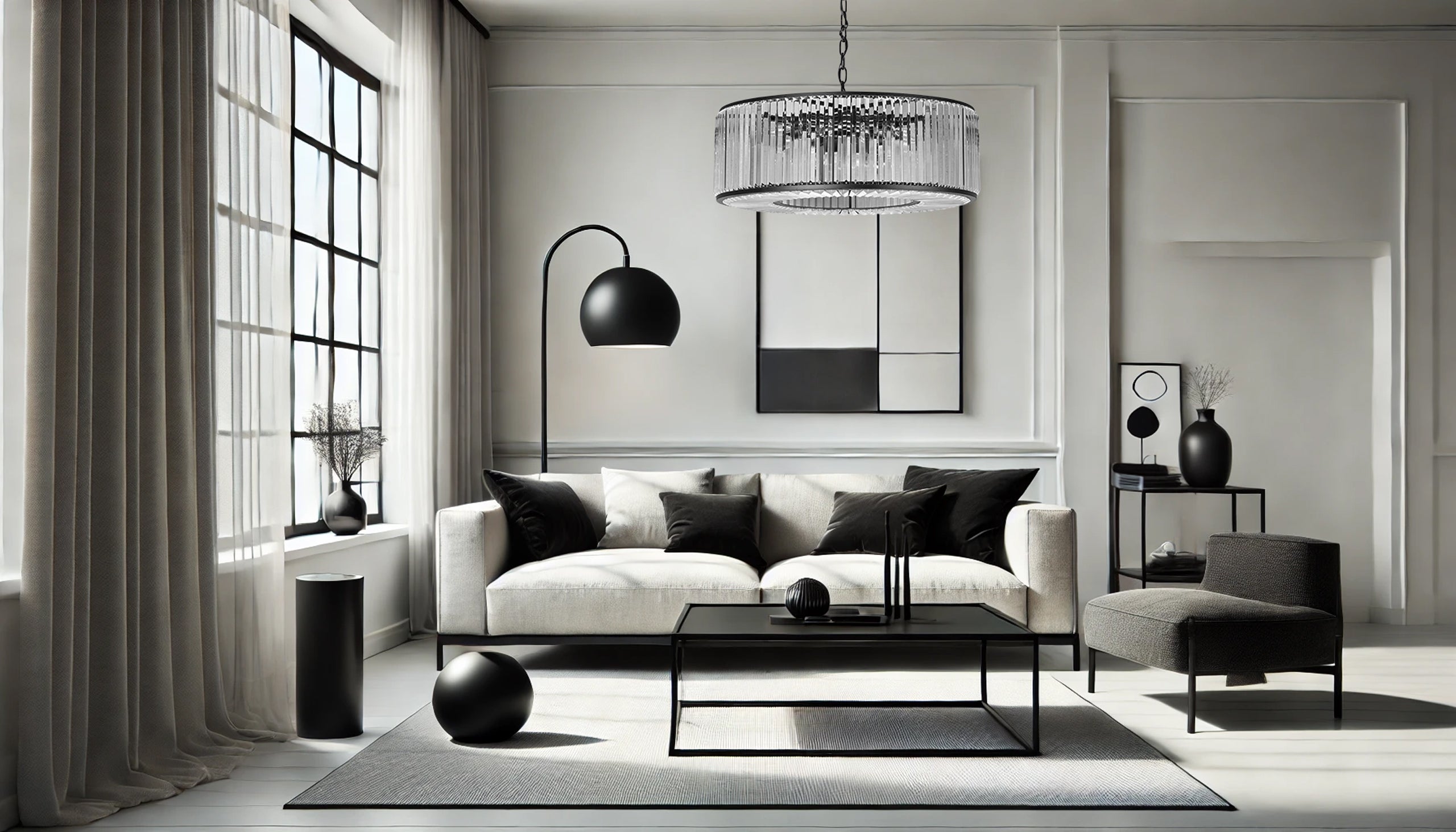 Lampa Kryształowa Wisząca APP1651-6CP Black  2