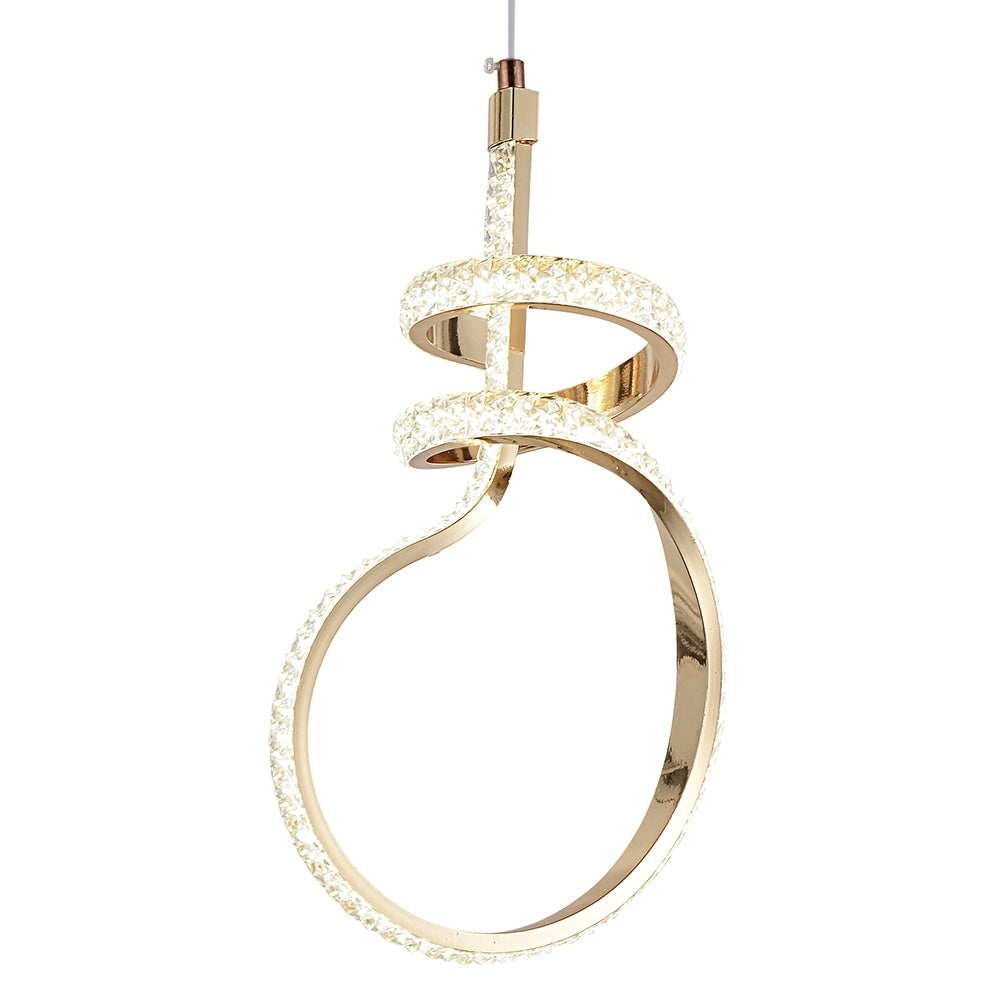 Lampa Wisząca Led G071-cp Złota  6