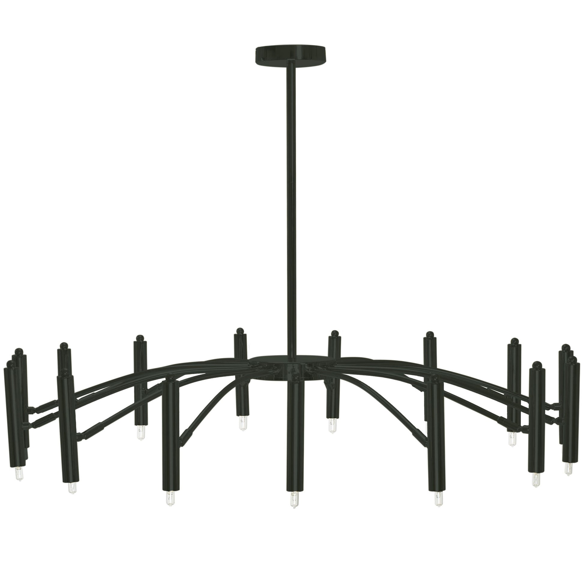 Lampa Sufitowa APP1196-15CP Czarna  1