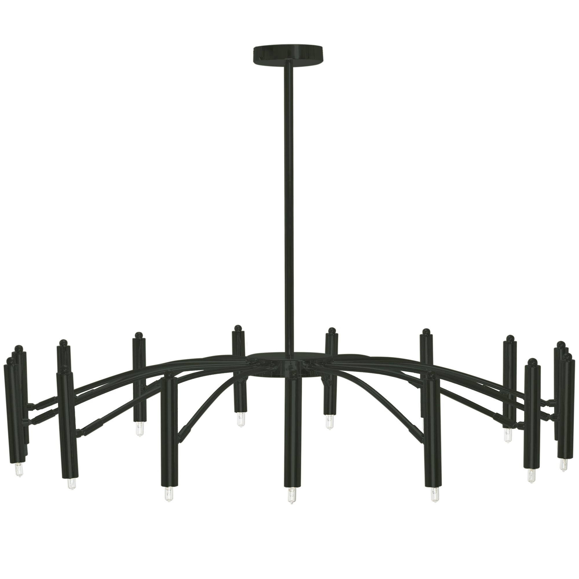 Lampa Sufitowa APP1196-15CP Czarna  1