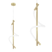 Lampa Wisząca Led G015-cp Złota  1