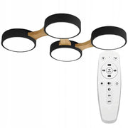 Lampa Sufitowa APP527-4C Czarna  1