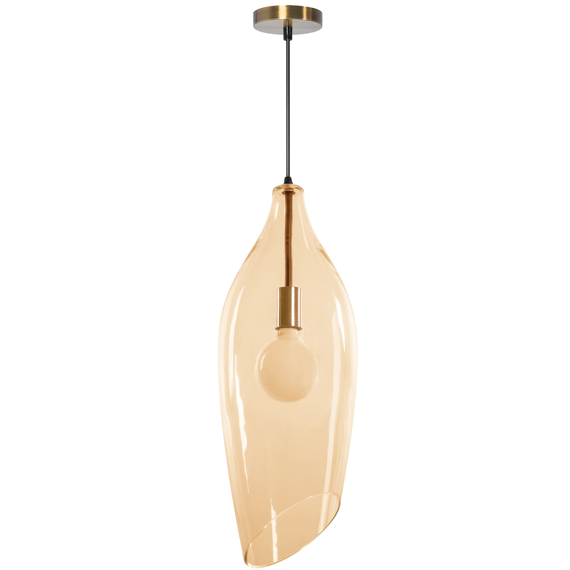 Lampa Sufitowa Szklana Modern APP892-1CP  1