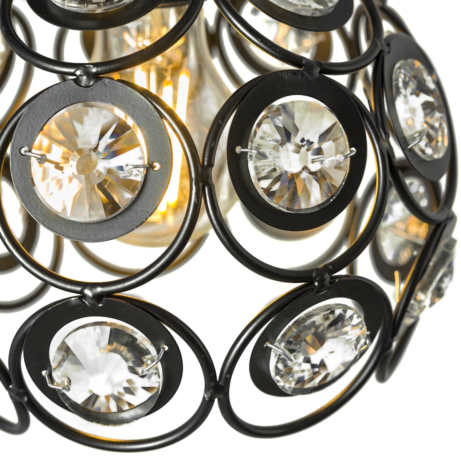 Lampa Wisząca Kula Kryształ App203  2