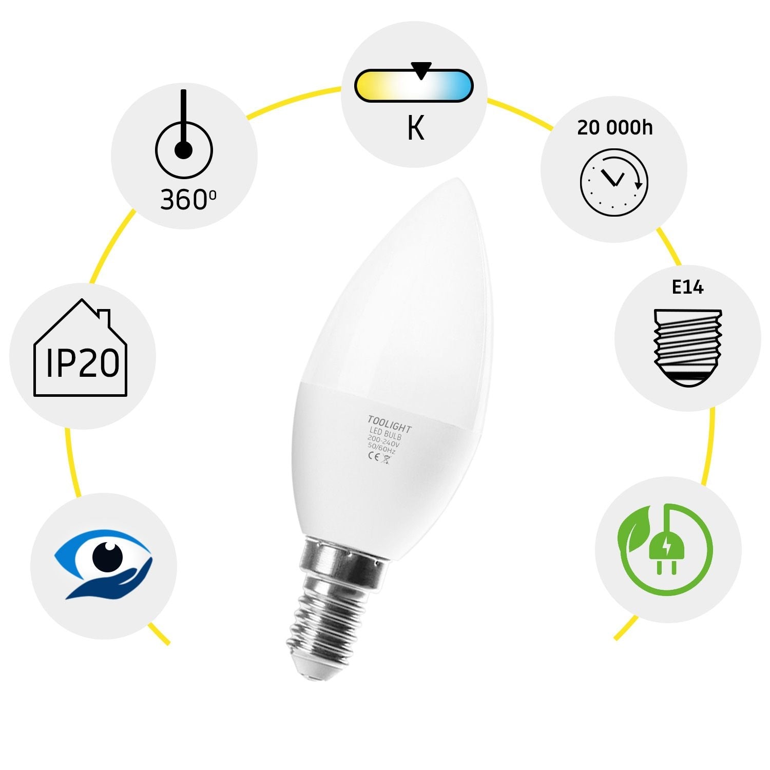 Żarówka Led Neutralna E-14 8w Rsl036  2