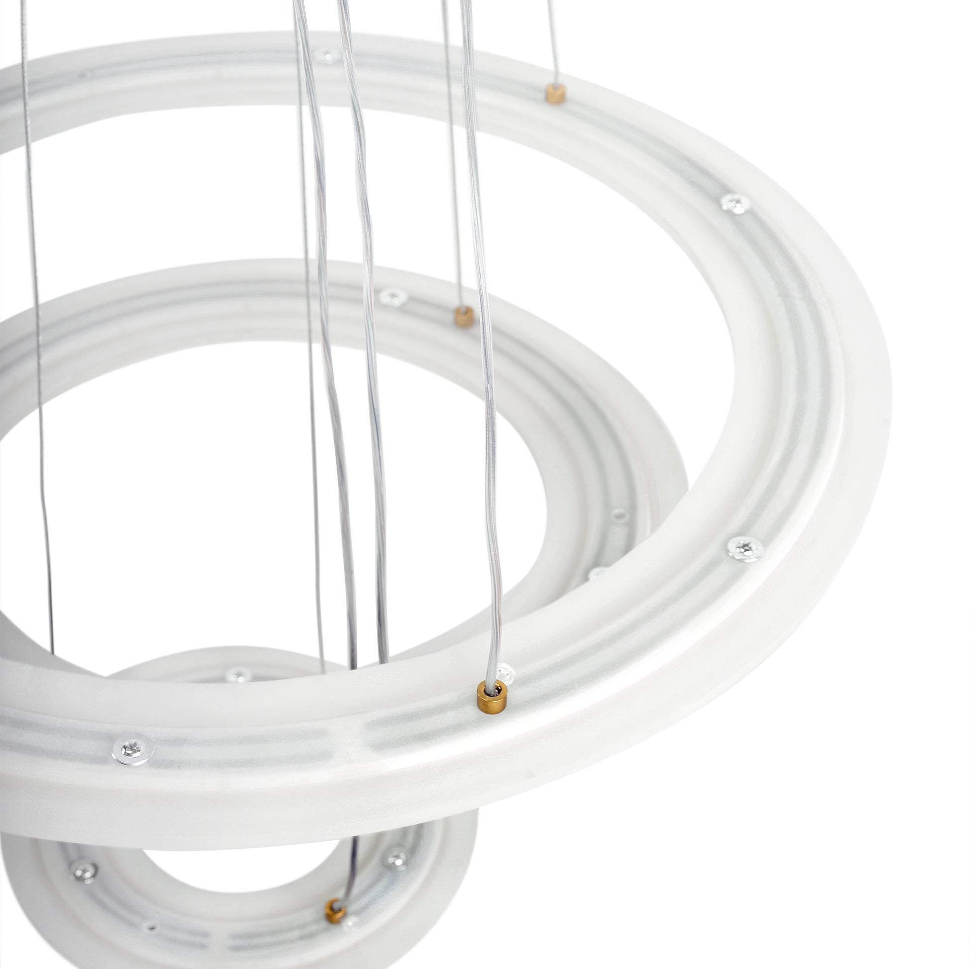 Lampa Sufitowa Wisząca Led G041-3cp Szczotkowane Złoto  5