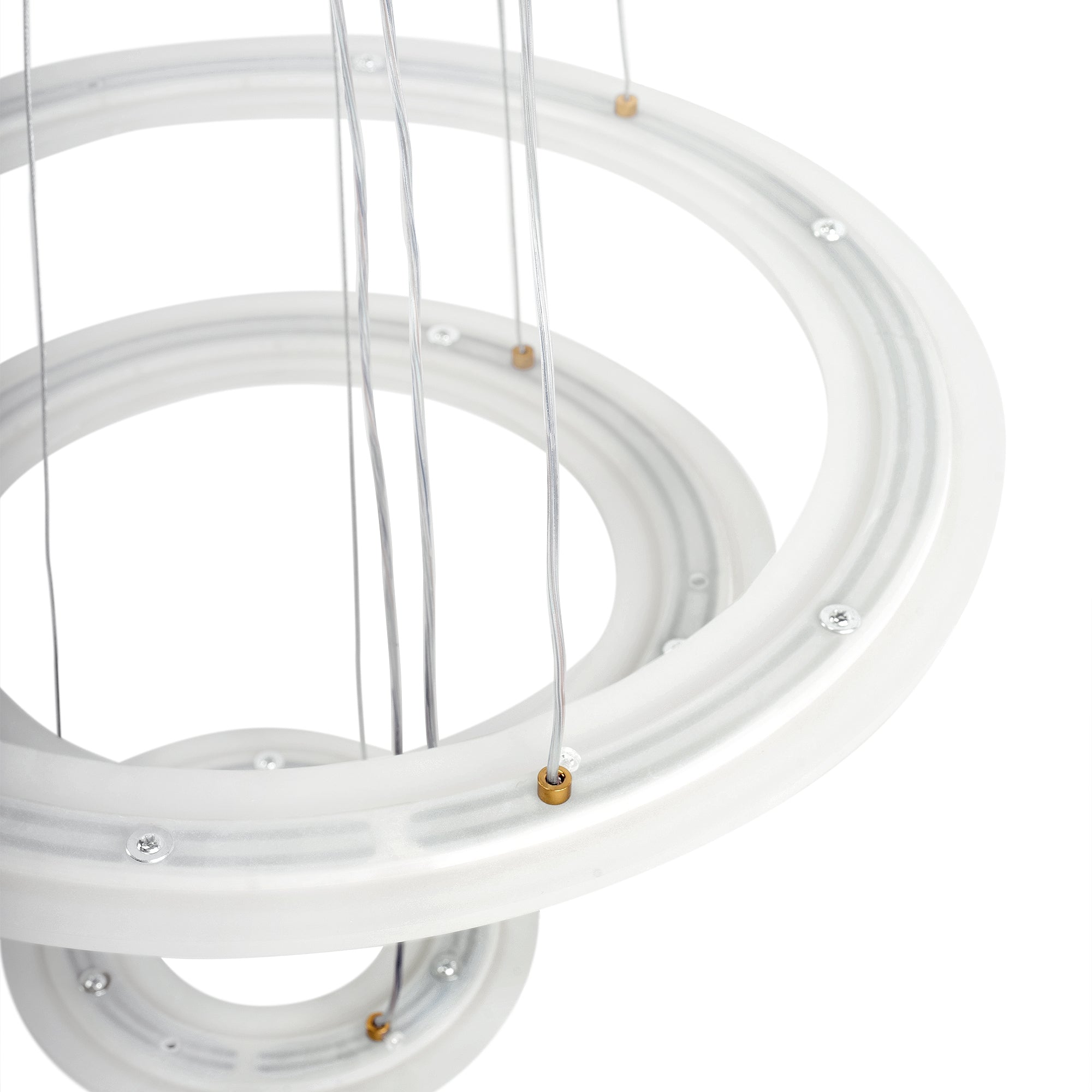 Lampa Sufitowa Wisząca Led G041-3cp Szczotkowane Złoto  5