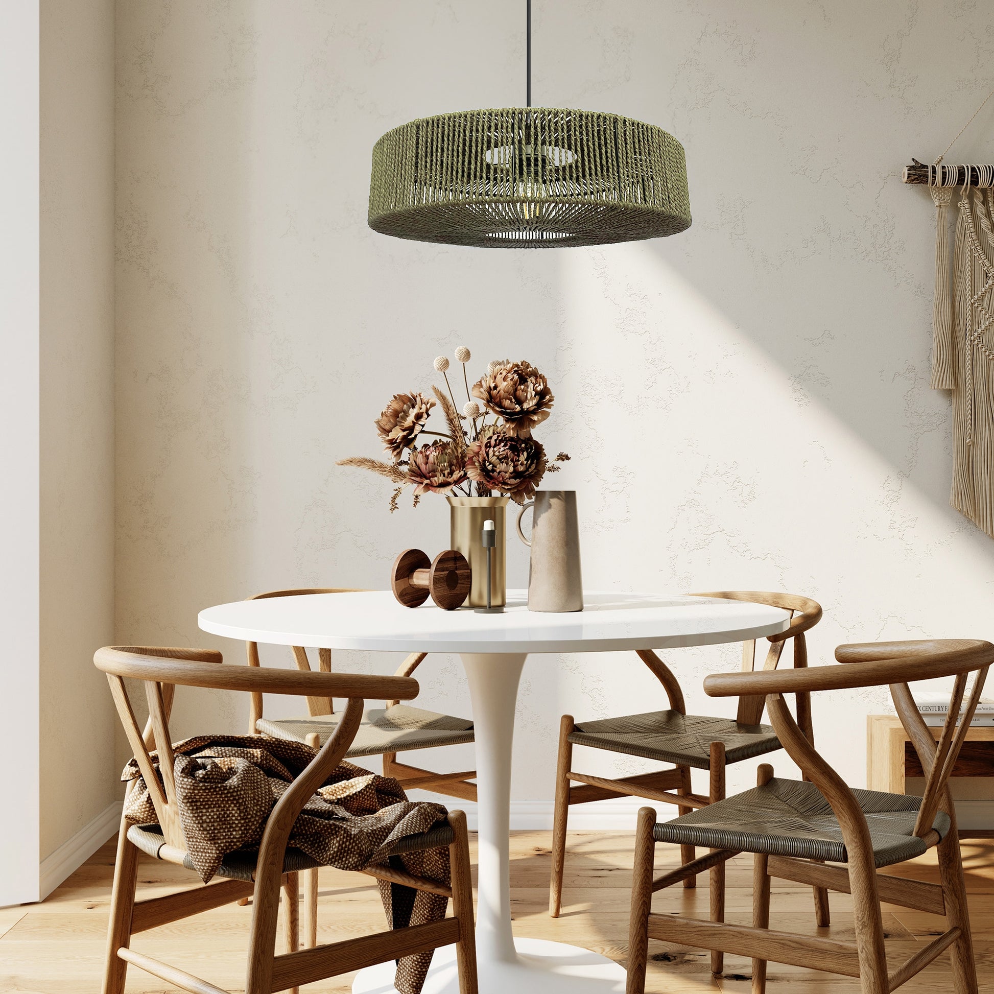 Lampa Wisząca Boho APP1296-1CP Green  5