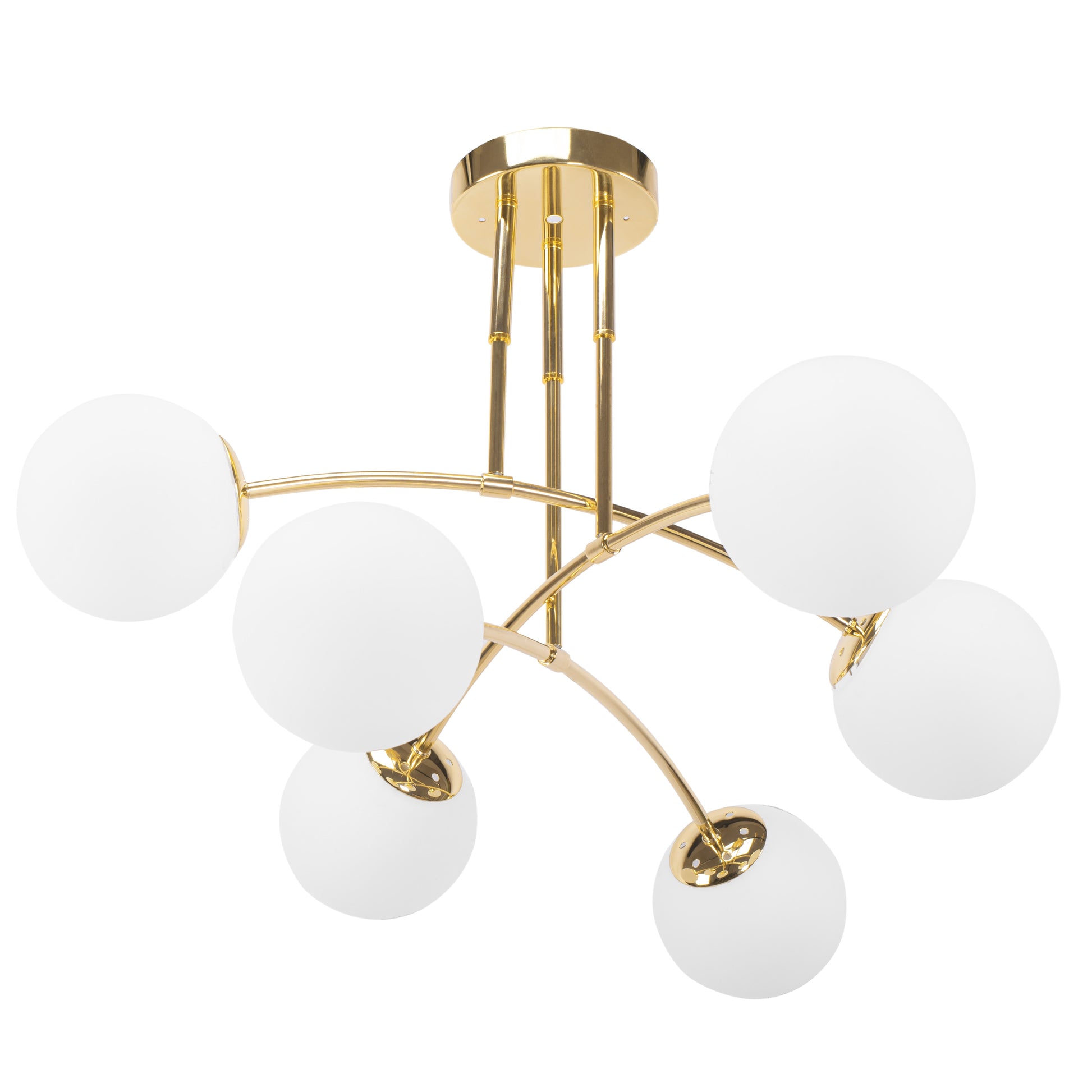 Lampa Wisząca Sufitowa Złota APP1577-6C  2