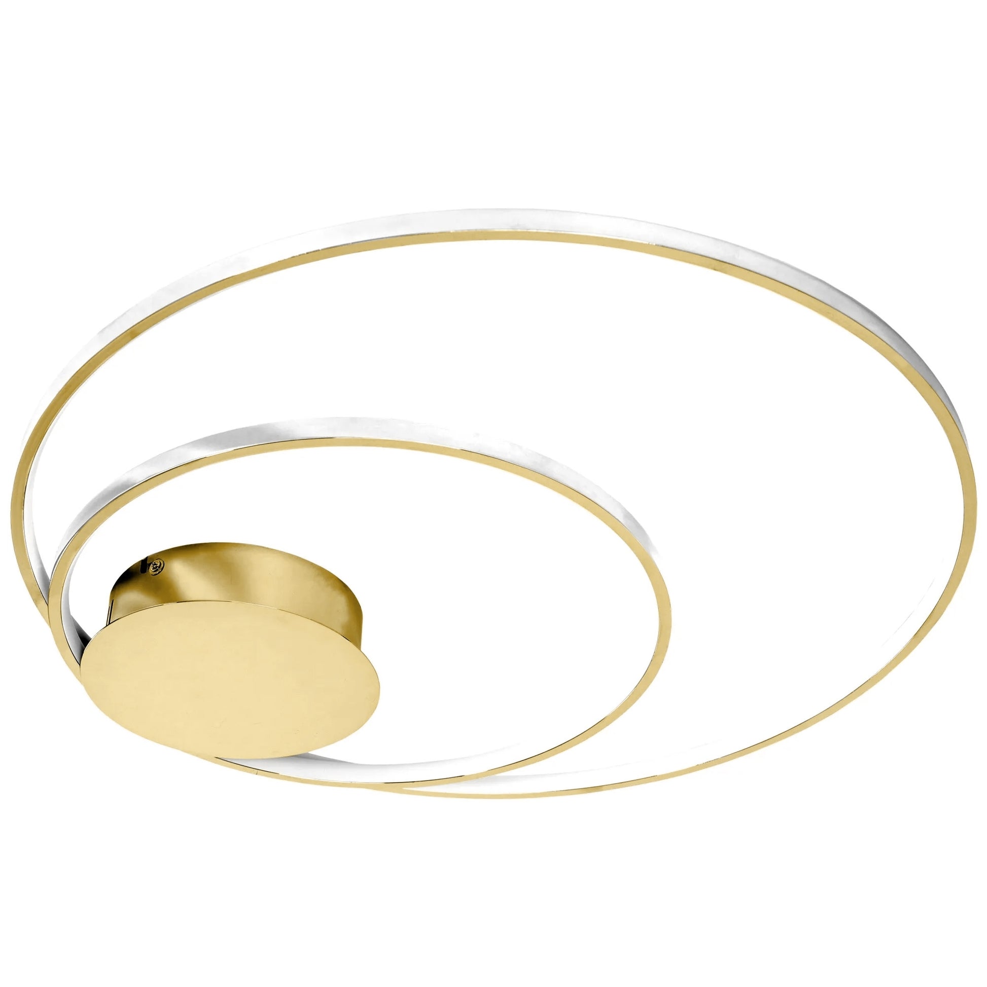 Lampa Sufitowa Z Pilotem Plafon Led App803-c Złota  3