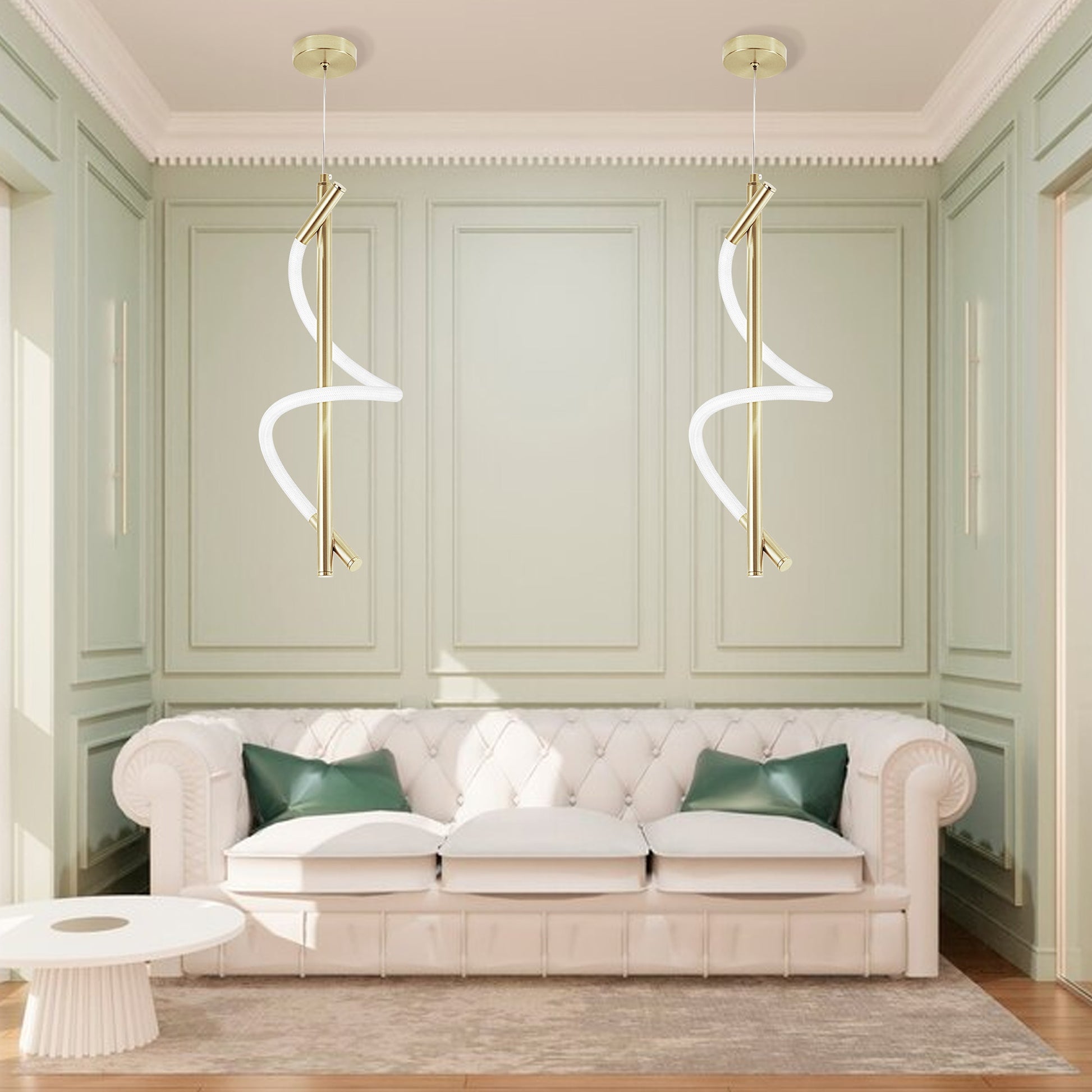 Lampa Wisząca Led G015-cp Złota  5