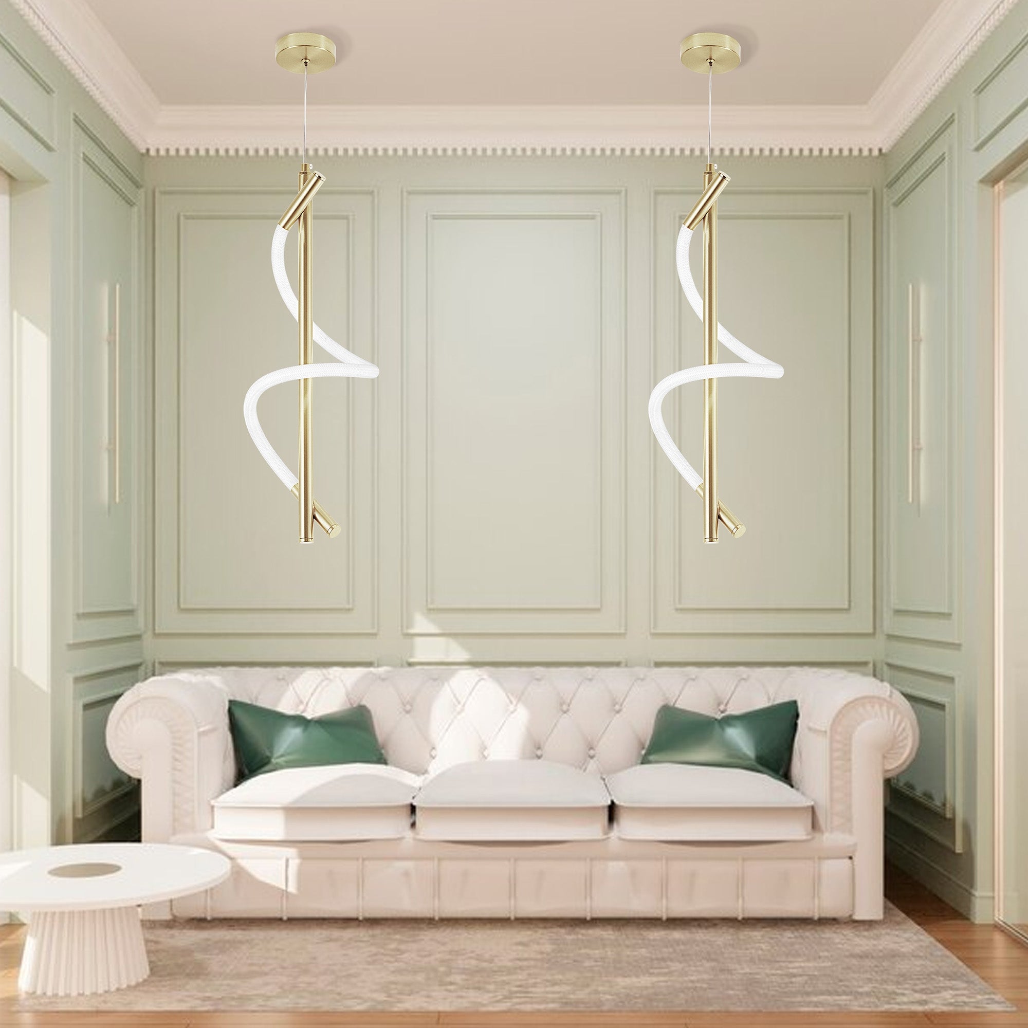 Lampa Wisząca Led G015-cp Złota  5