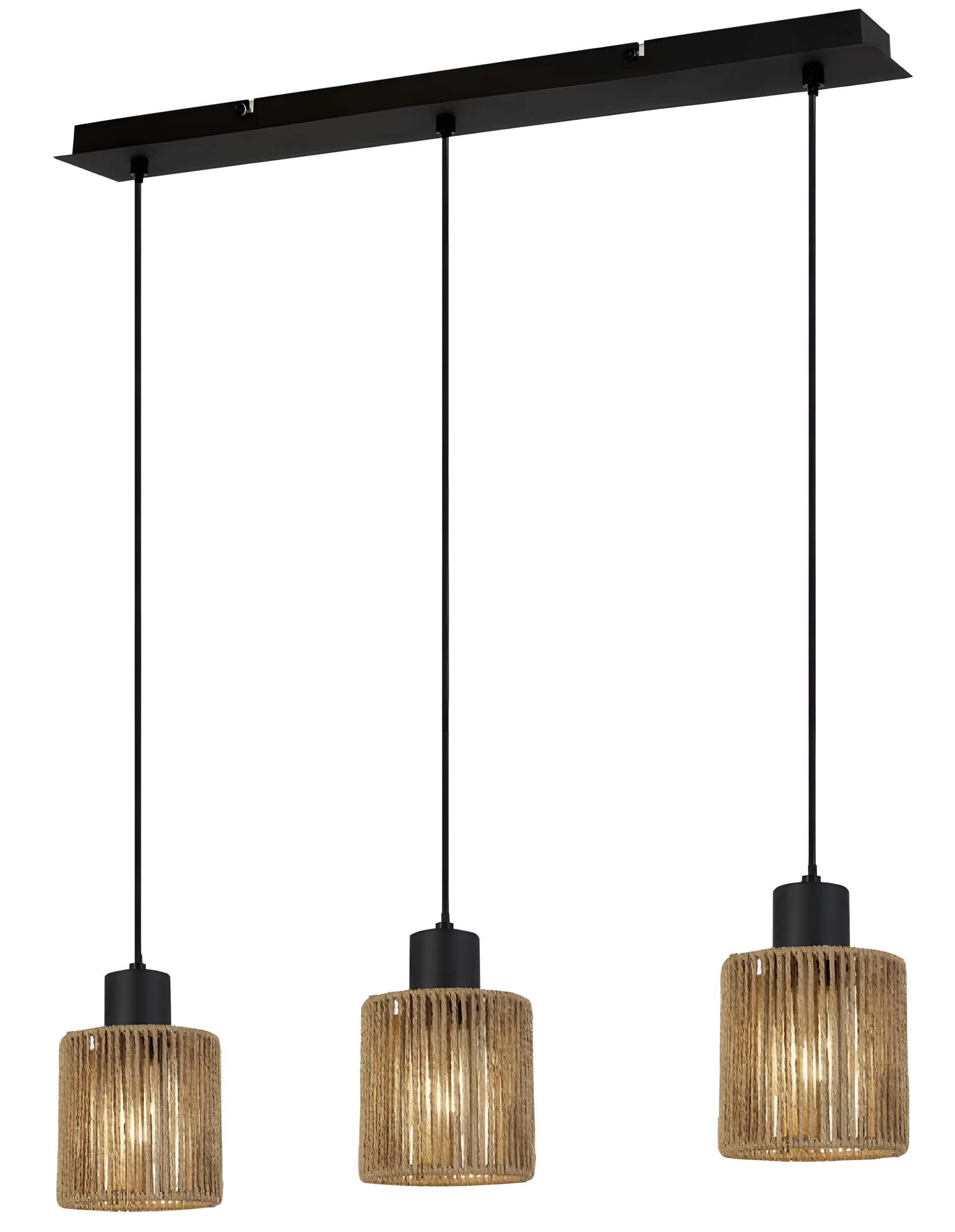 Lampa Sufitowa Wisząca APP1821-3CP Nature Black  1