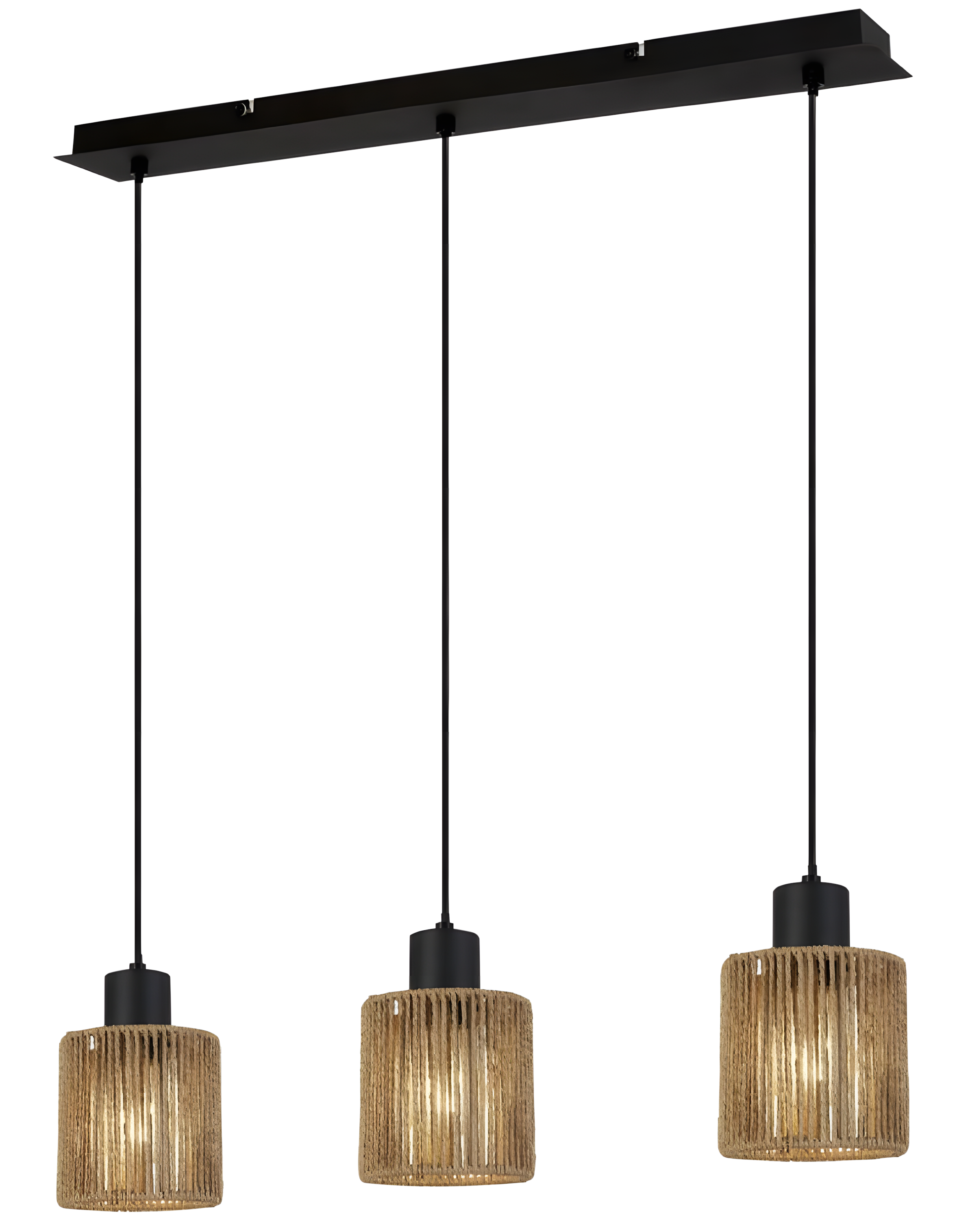 Lampa Sufitowa Wisząca APP1821-3CP Nature Black  1