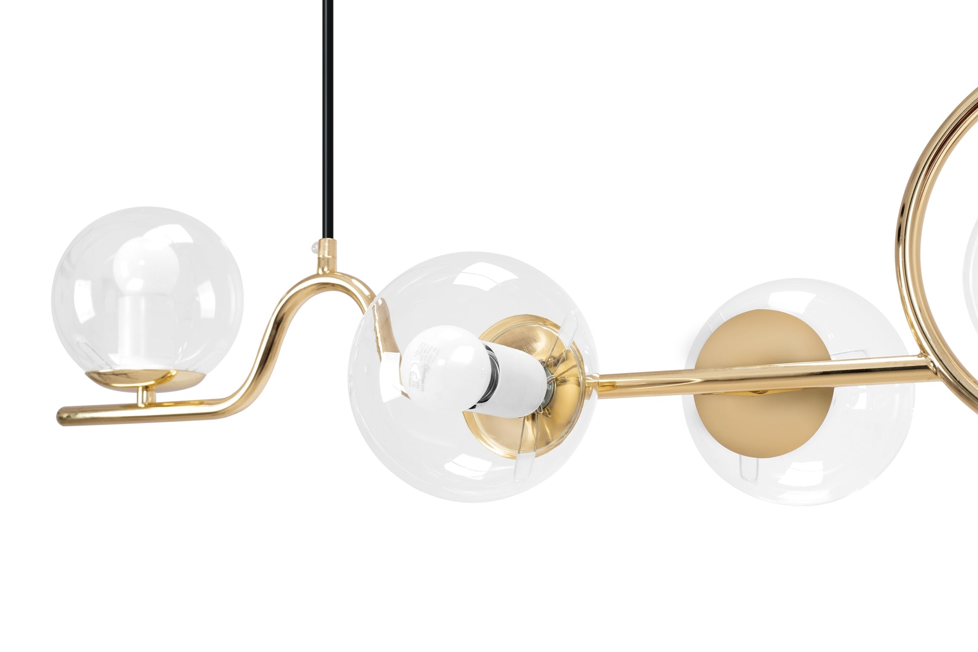 Lampa Wisząca APP1023-5CP Złota  2