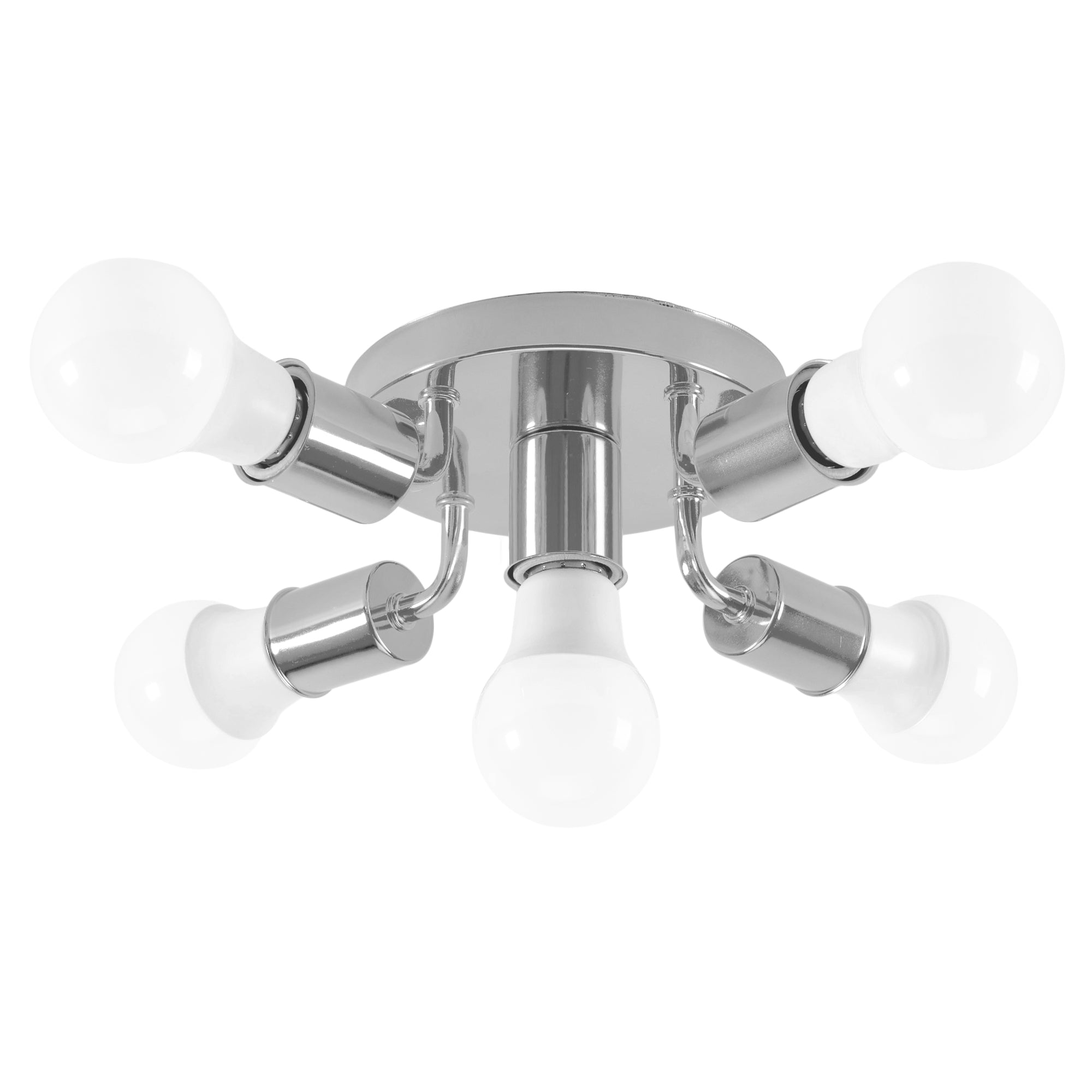 Lampa Sufitowa Reflektor Metalowa APP707-5C Chrom  2