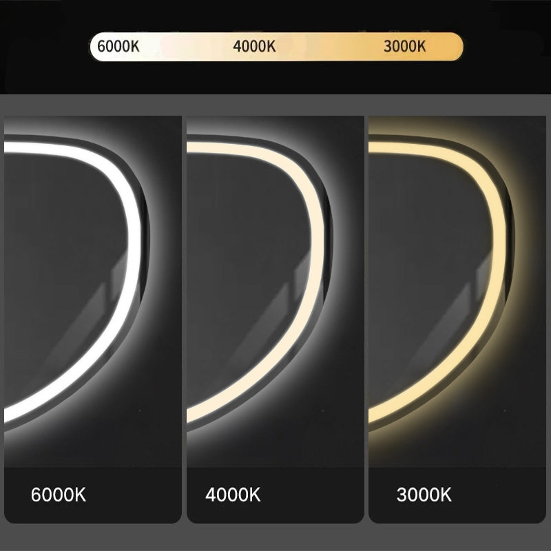 Lustro Ścienne Led Z Funkcją Bluetooth 70x100cm Fog  5