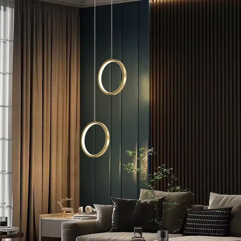 Lampa Wisząca Led G112-cp Złota  6